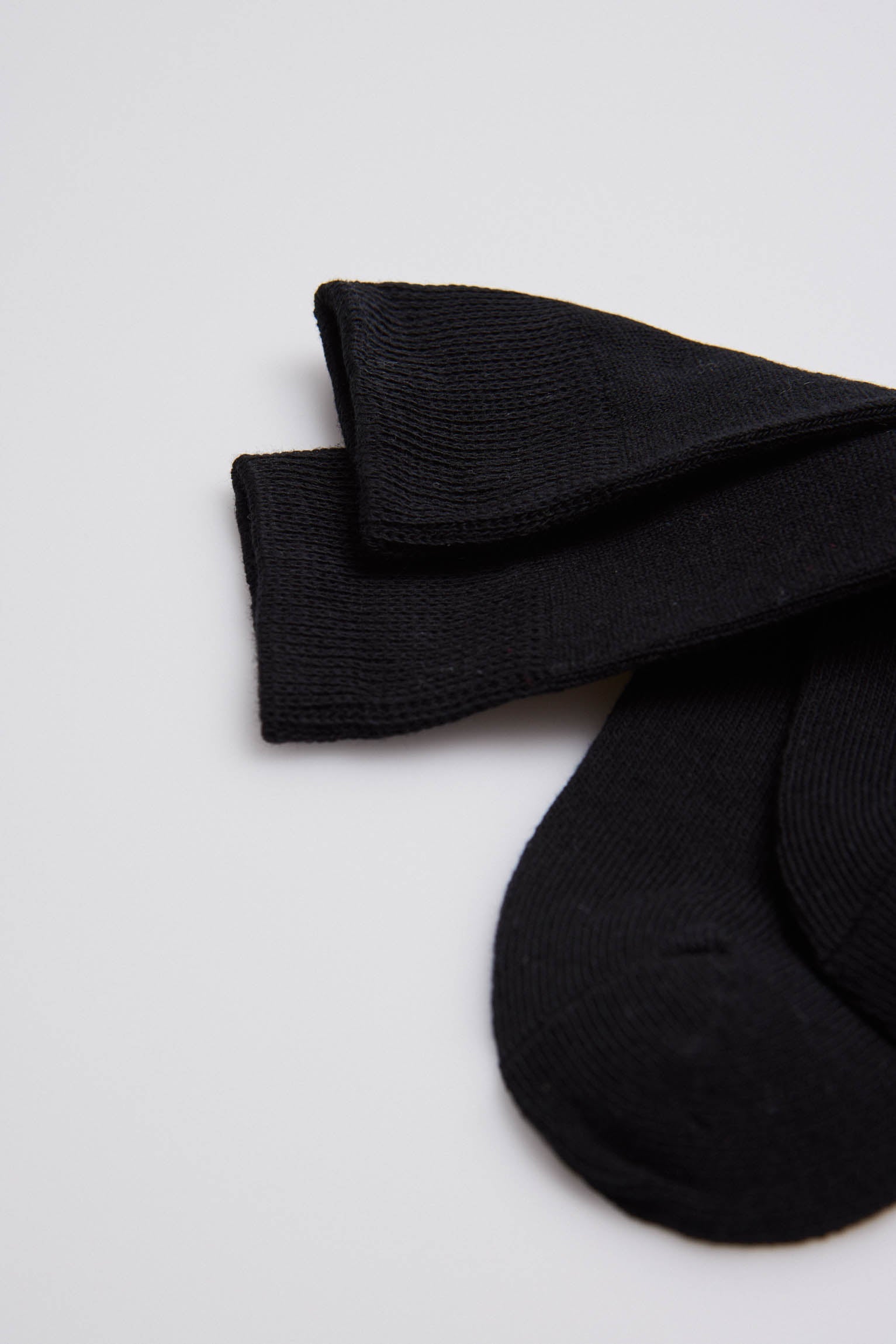 02814 2 calcetin infantil algodon - Negro