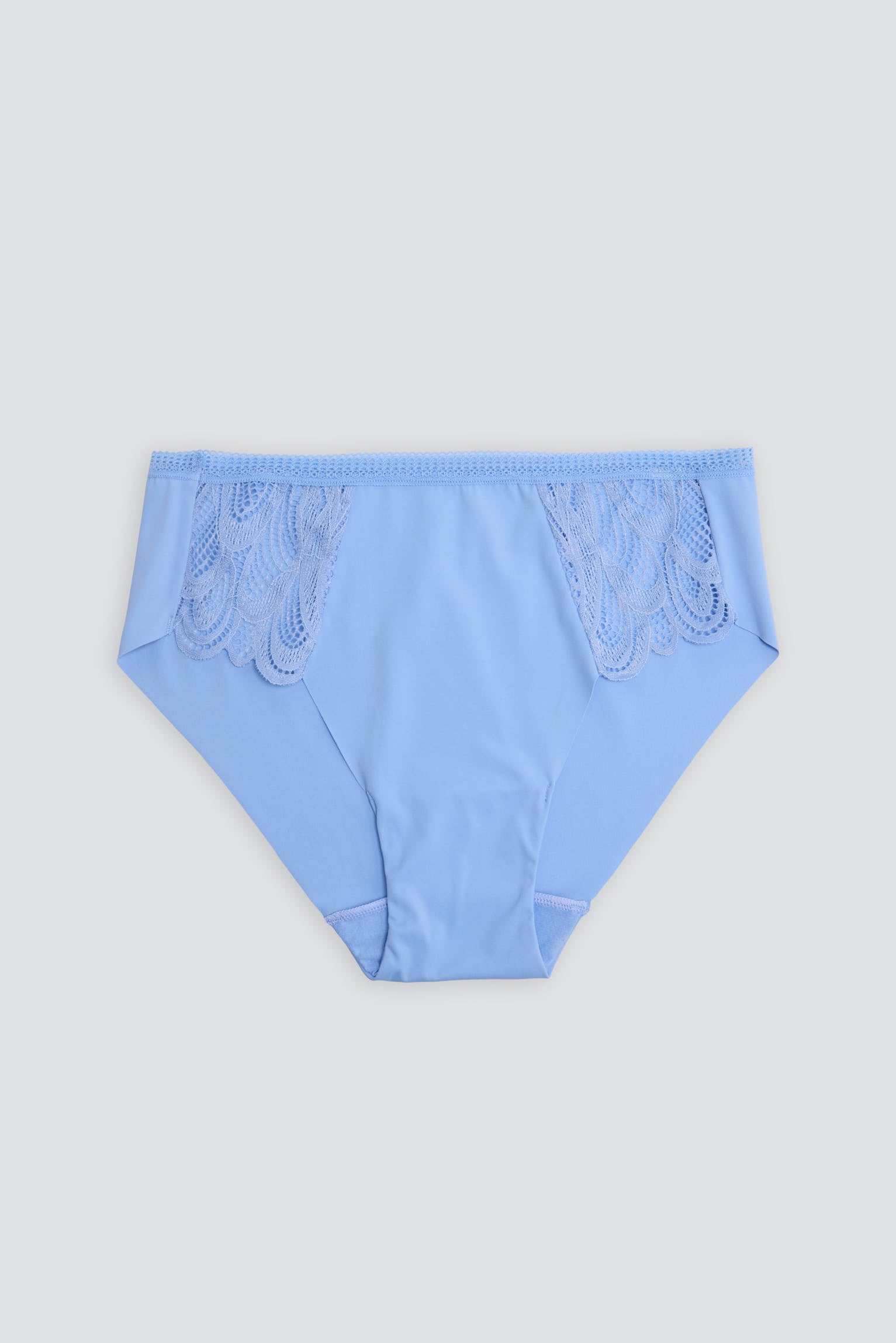 Braga midi con encaje azul - Ysabel Mora