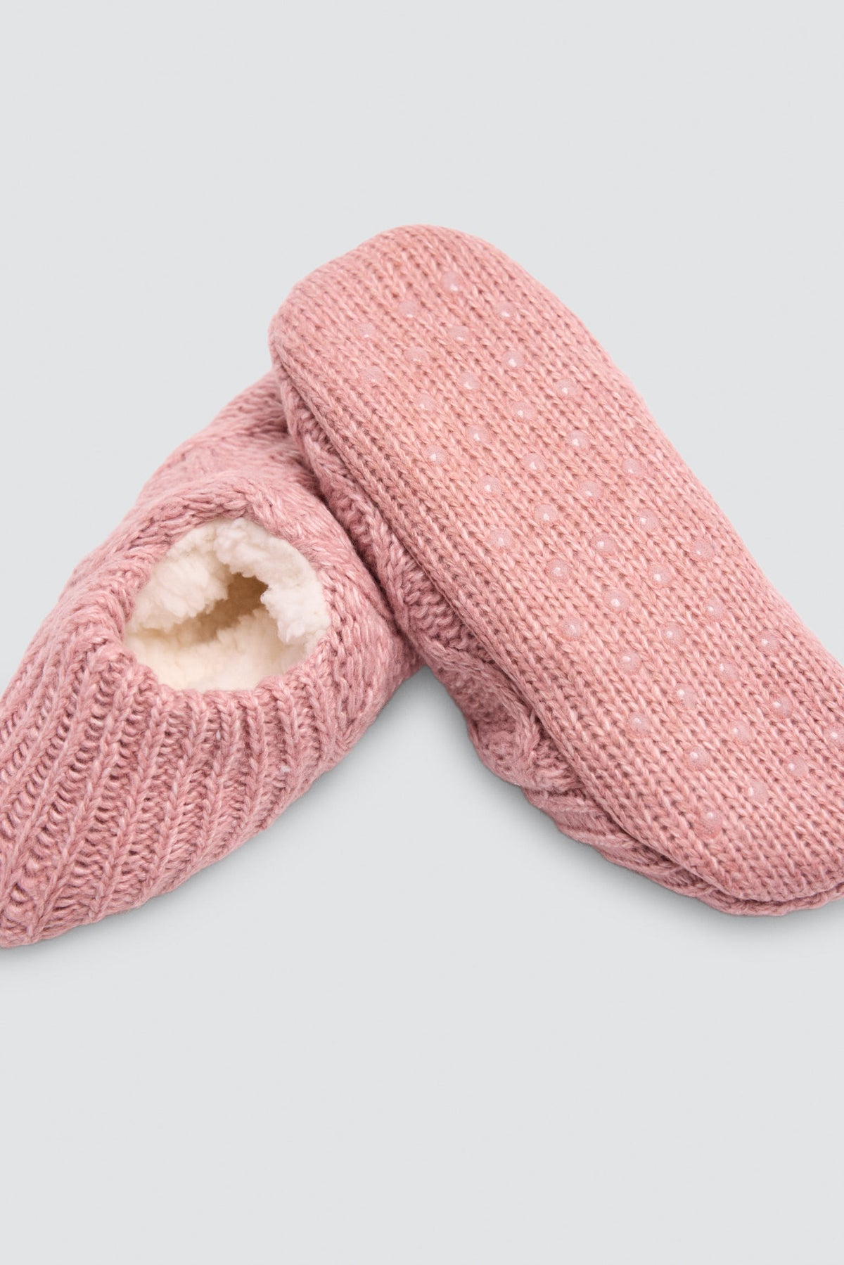 Women's non-slip slipper socks, pink