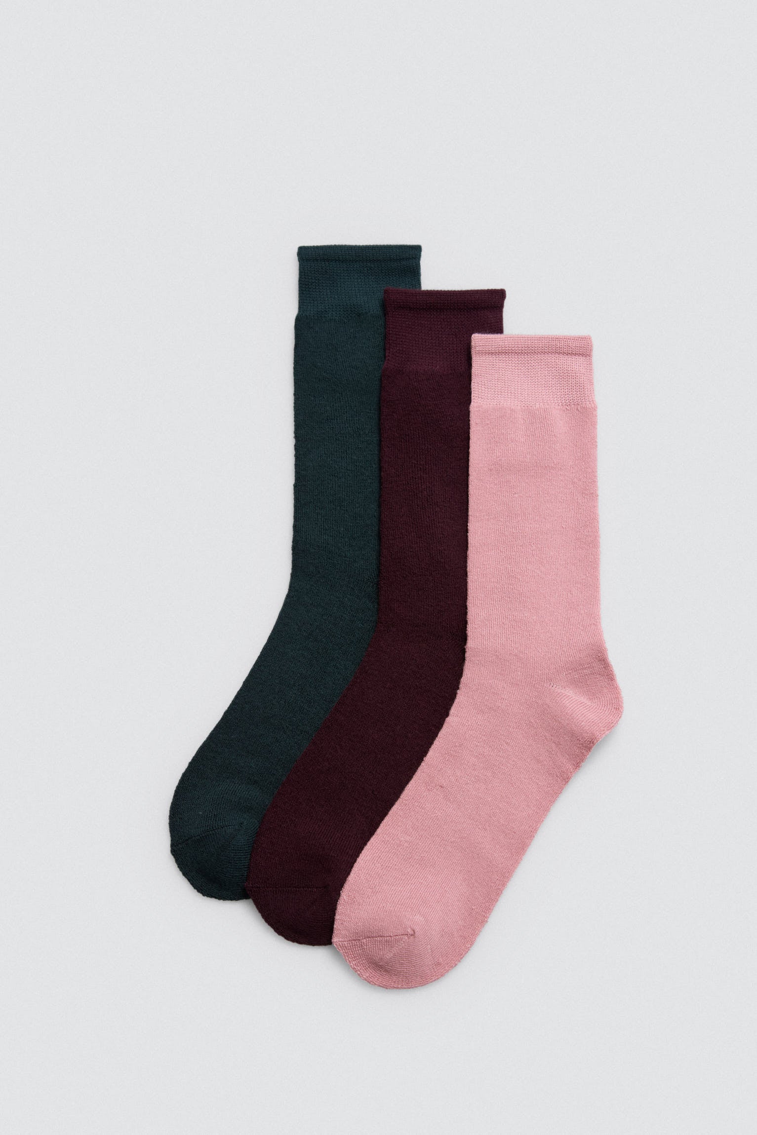 Pack of 3 colored thermal socks