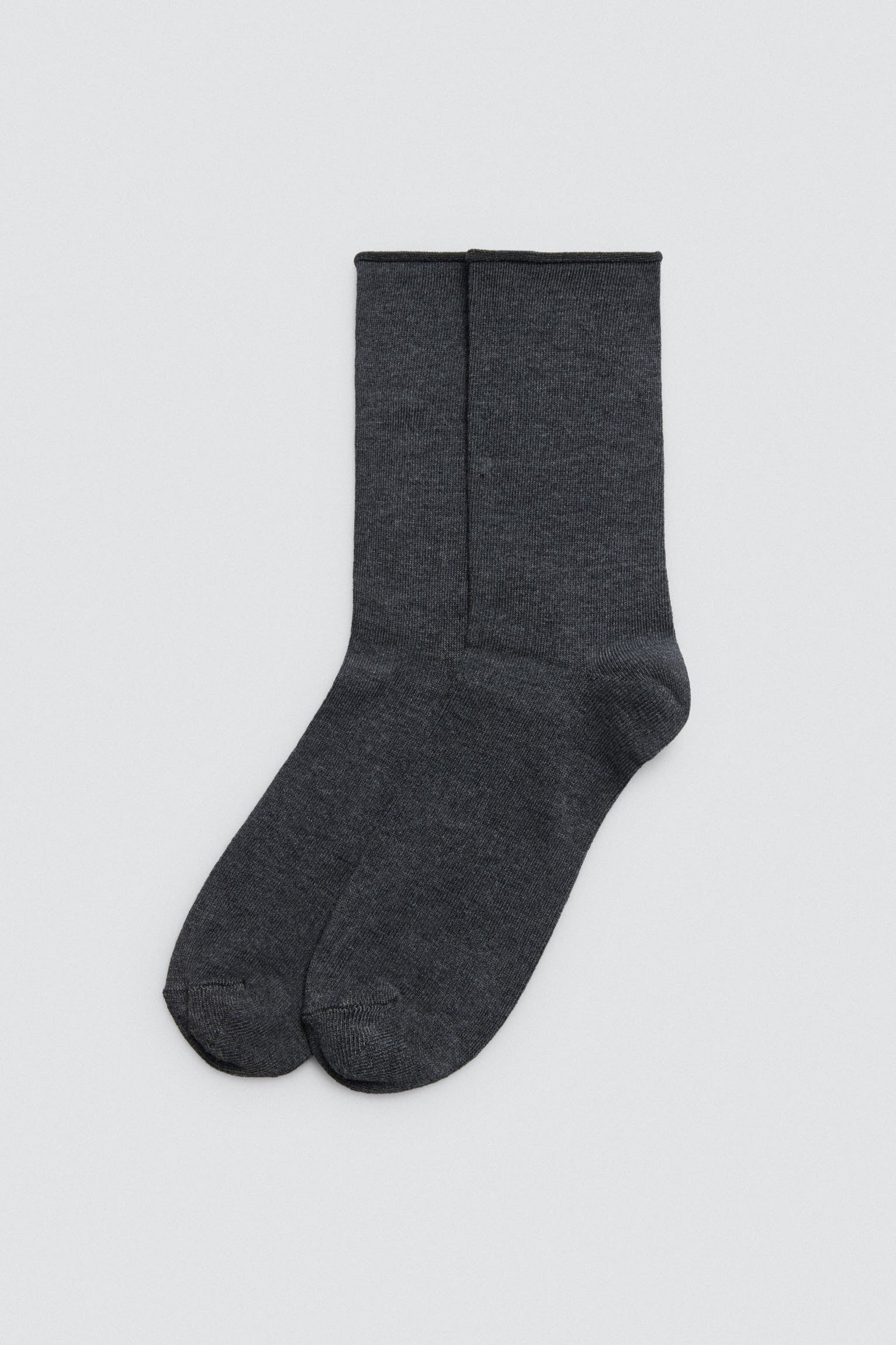 Pack of 3 warm bamboo socks without cuffs in neutral tones