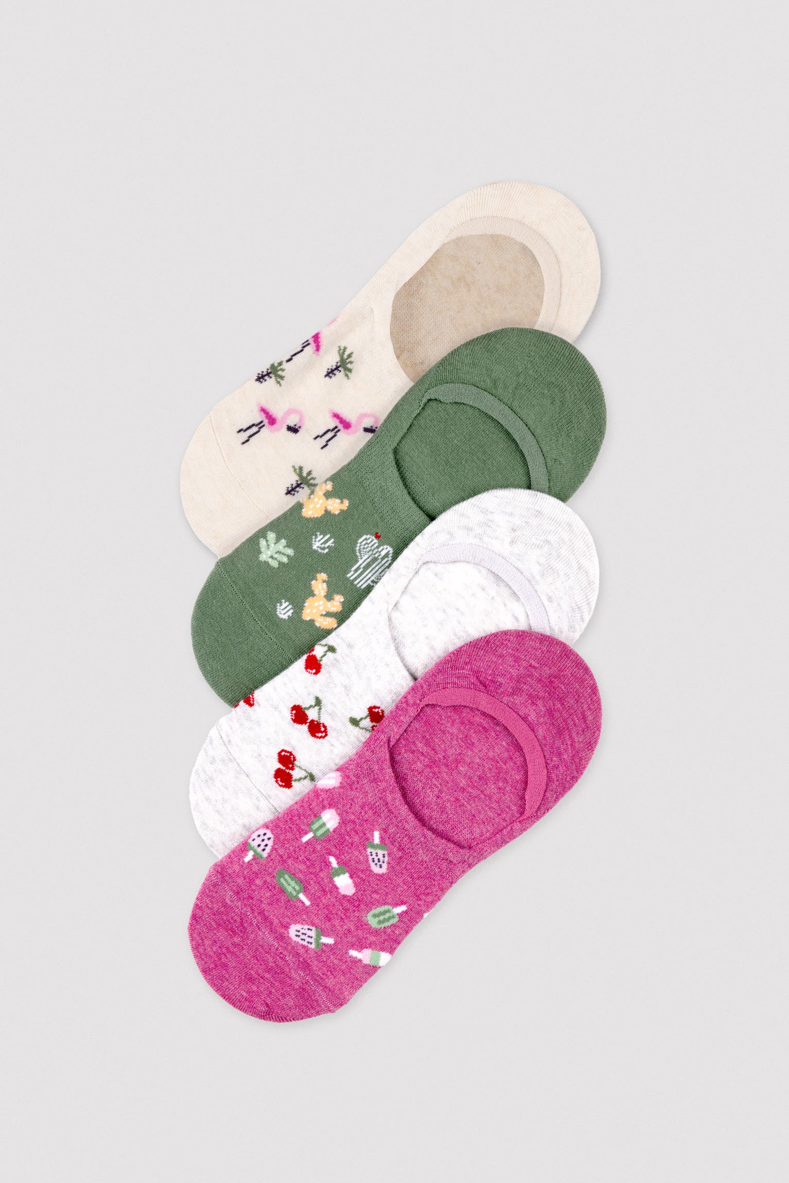 12989KIT-pack-4-calcetines-mujer-pinkies-estampados-verano-ysabel-mora