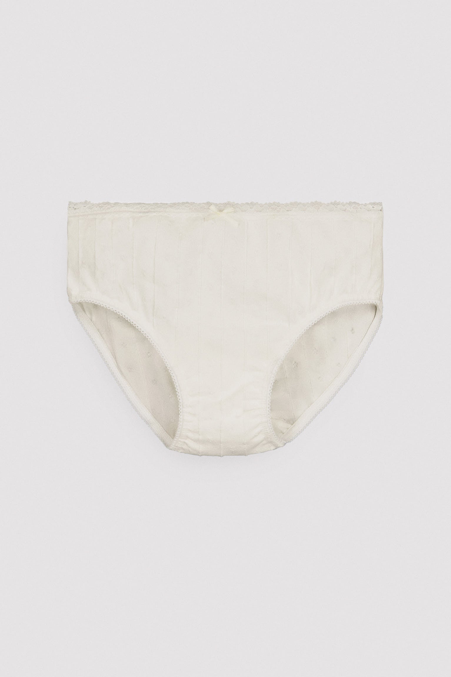 Conjunto infantil interior camiseta y braga marfil - Ysabel Mora