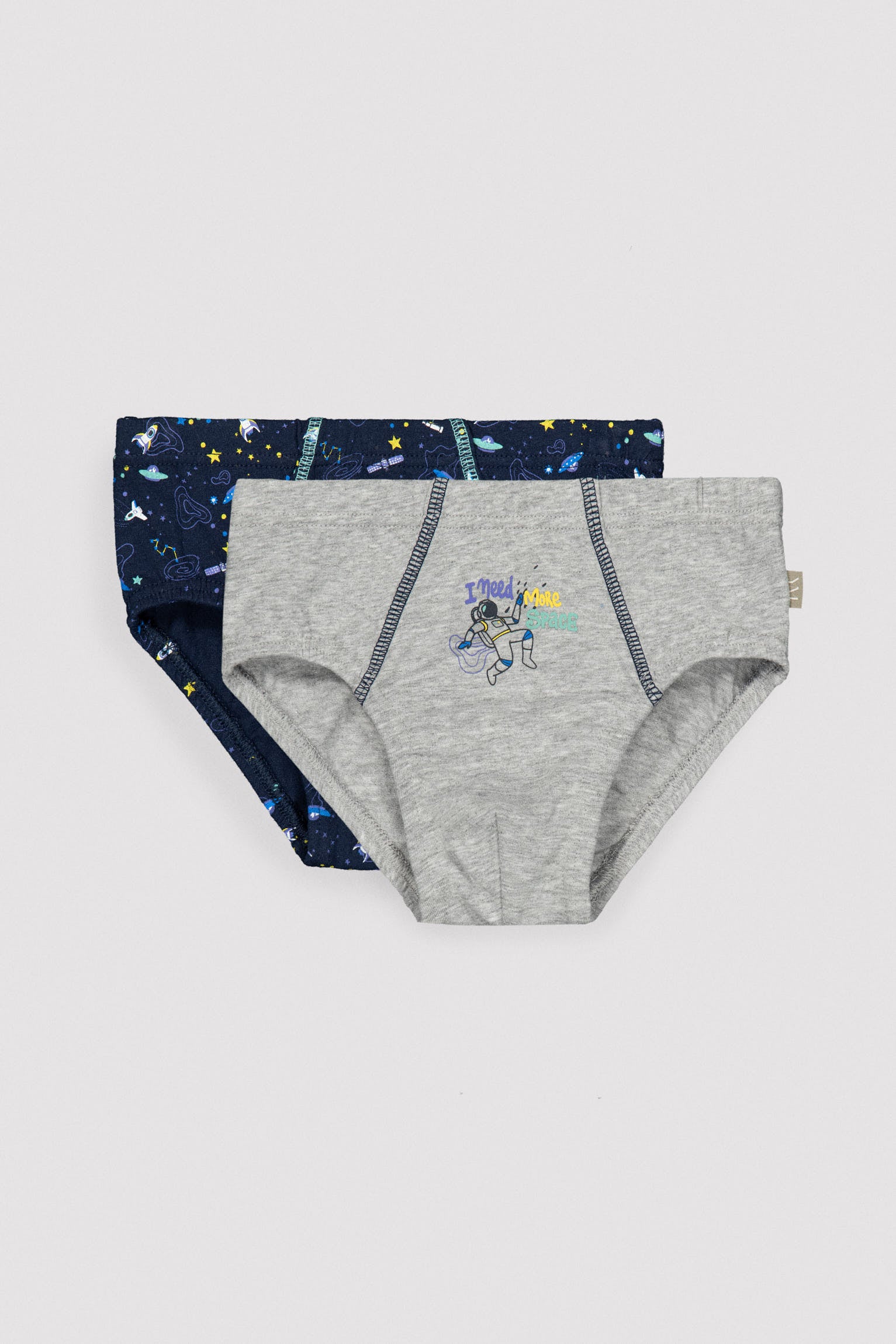 Pack de 2 slips infantiles estampado astronautas - Ysabel Mora