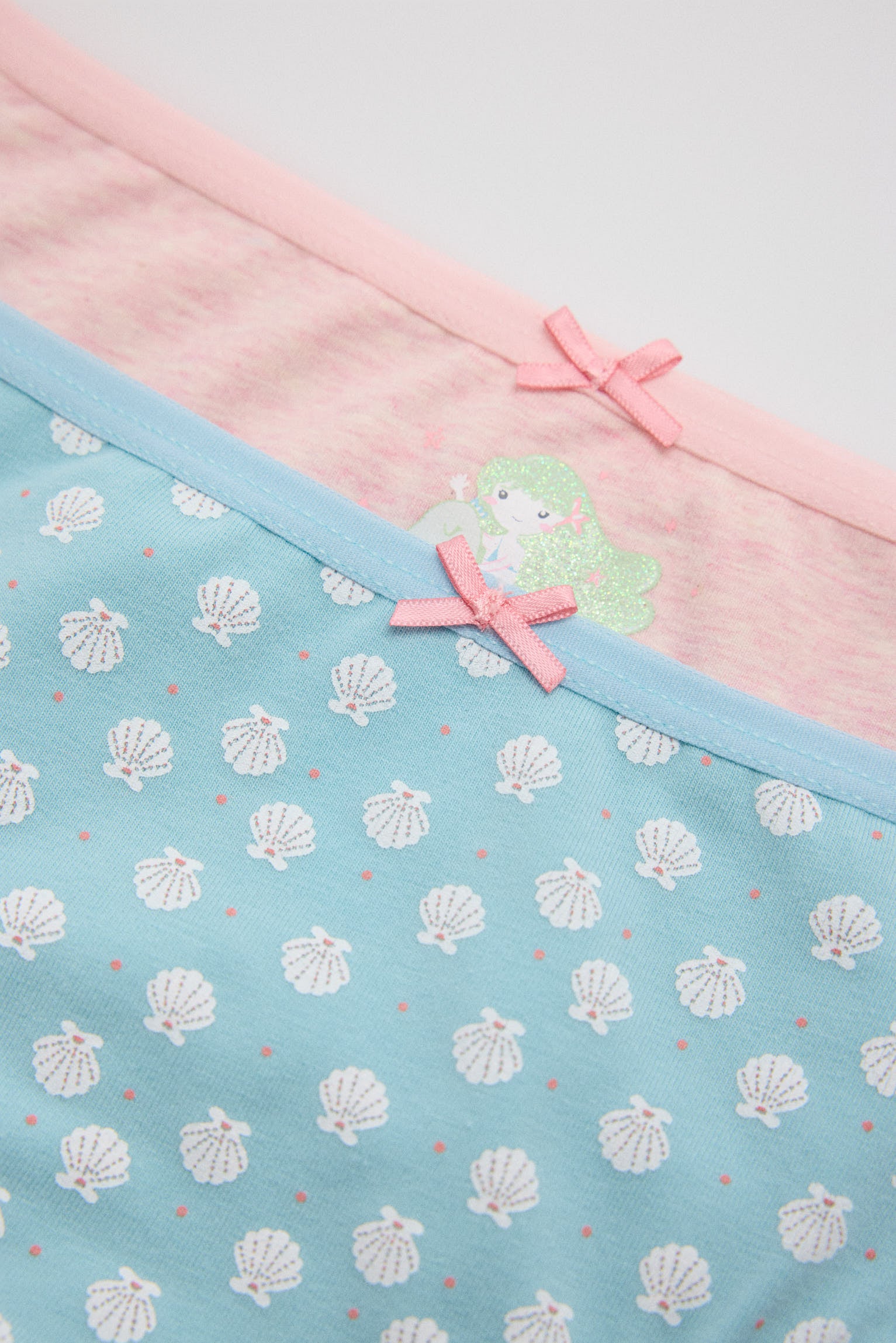 Pack de 2 bragas infantiles estampadas sirena - Ysabel Mora