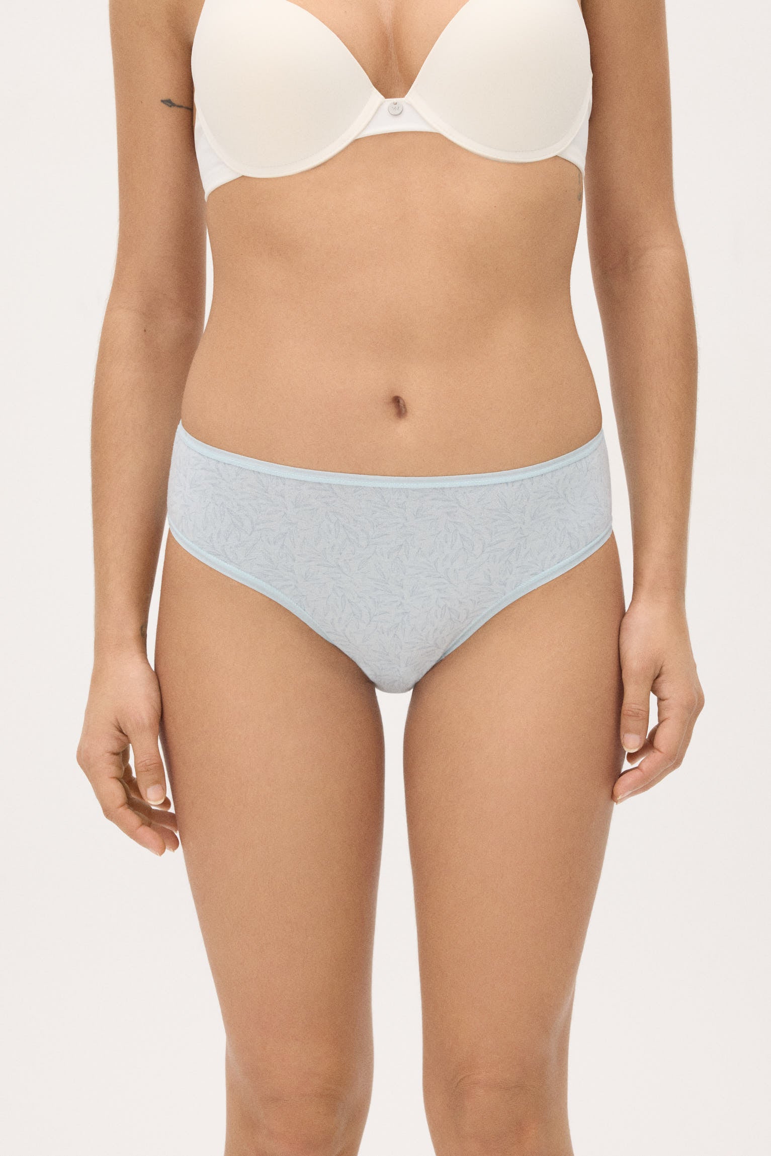 Pack of 6 plain and printed midi briefs