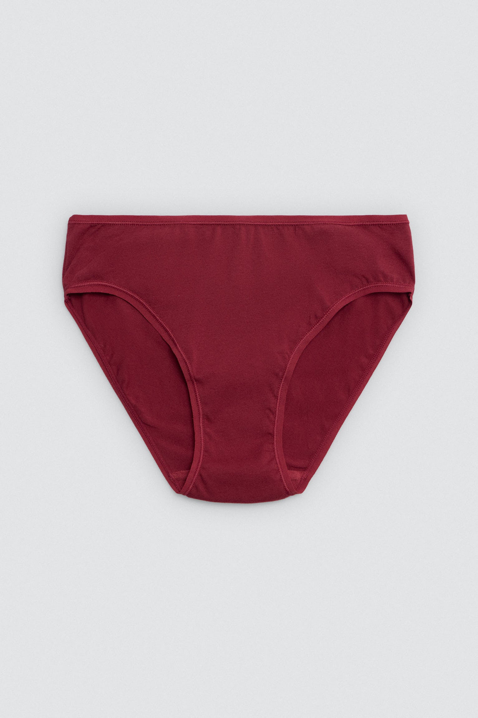 Pack of 4 basic cotton midi panties