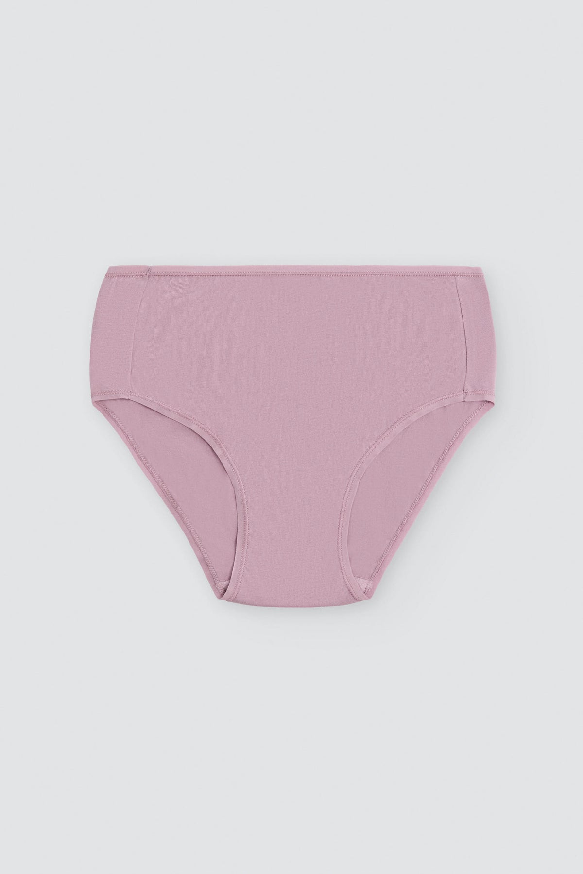 Pack of 4 high-waist cotton briefs in assorted colours