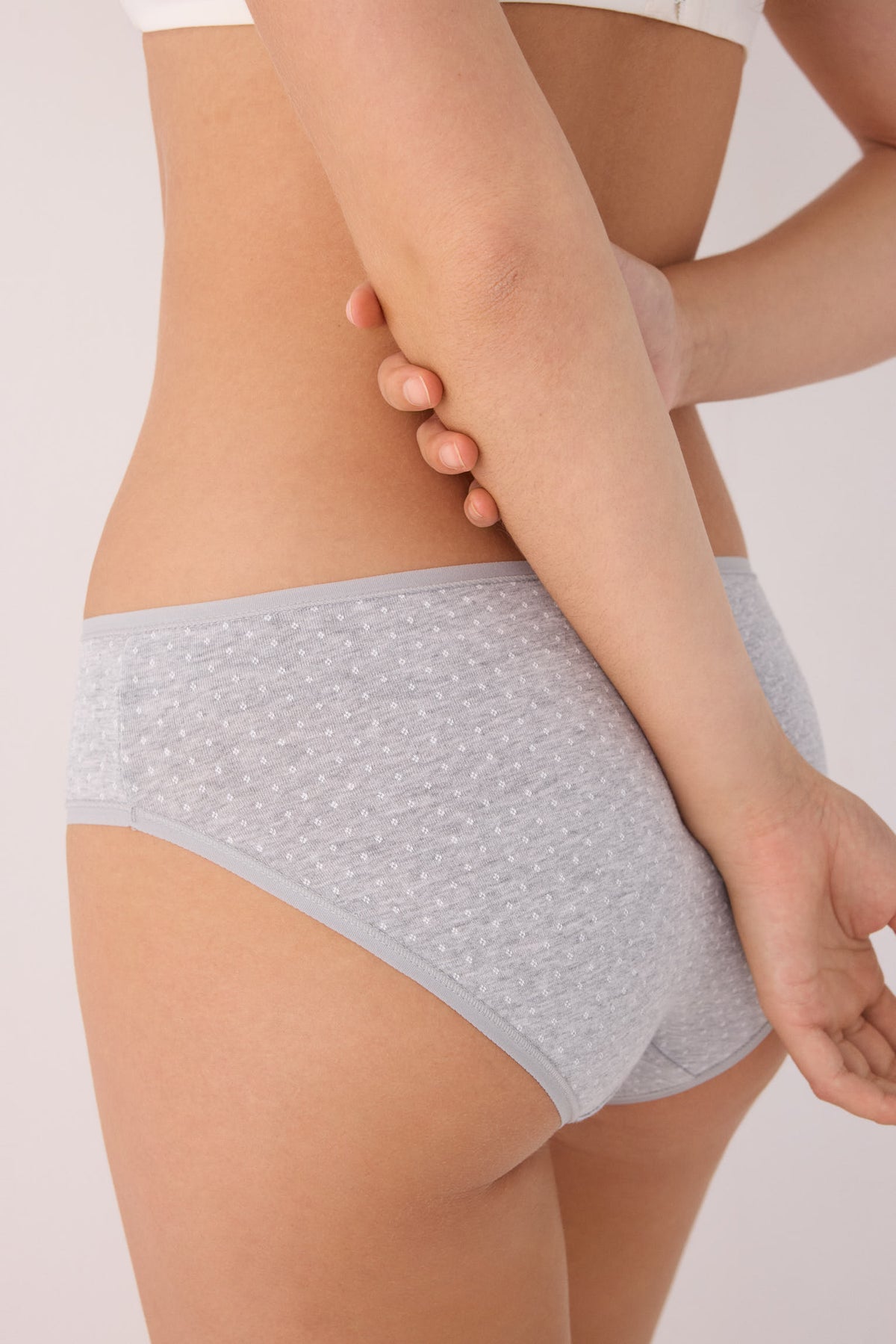 Pack of 6 printed cotton midi briefs
