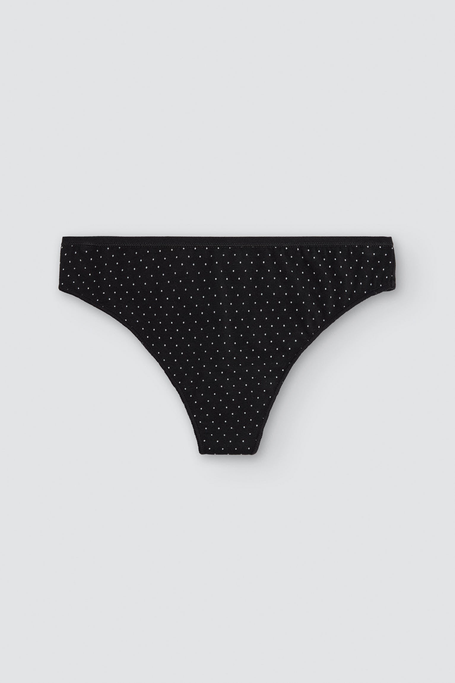 Pack of 2 printed cotton thongs, multicolour