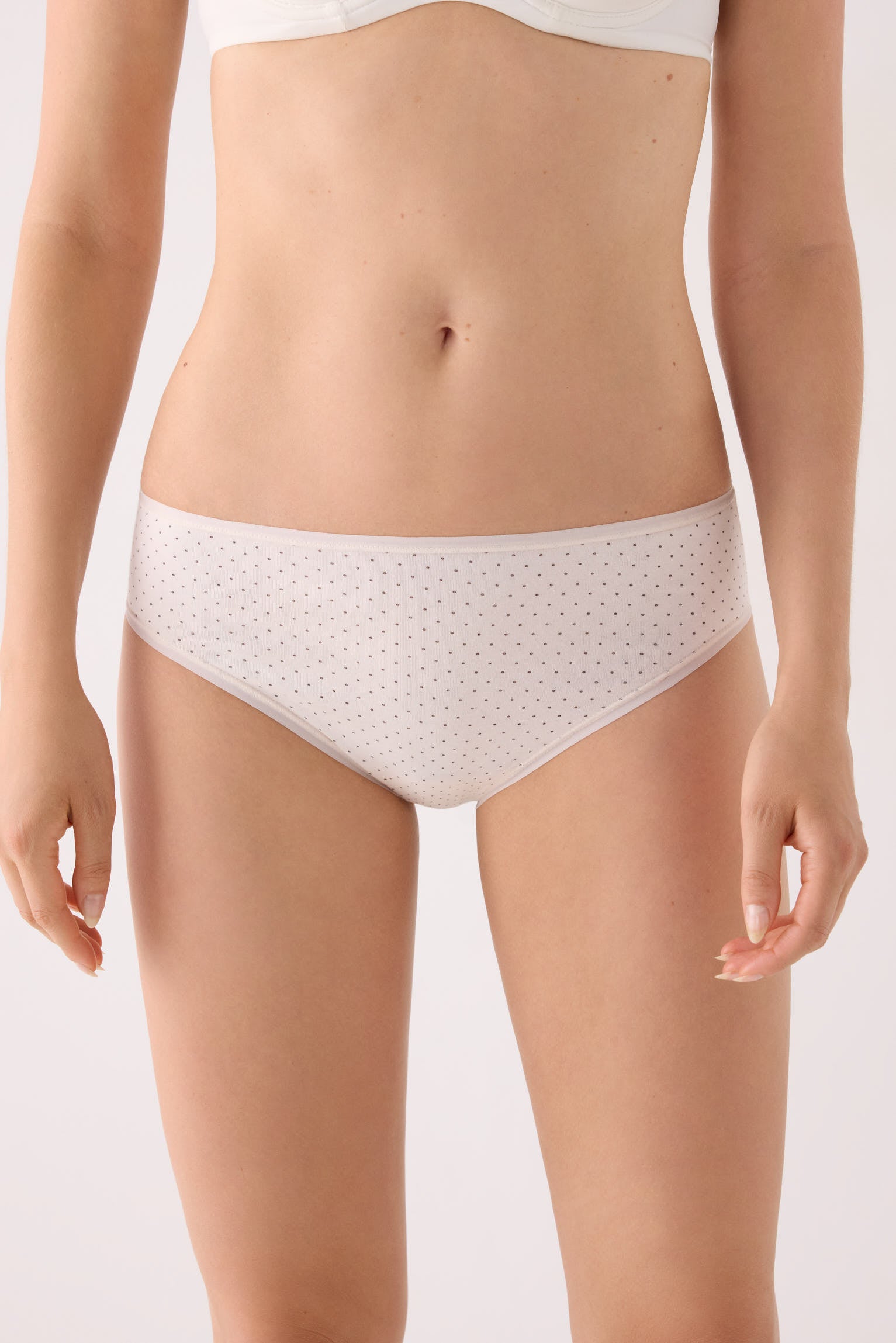 Pack of 2 printed cotton midi briefs, multicolour