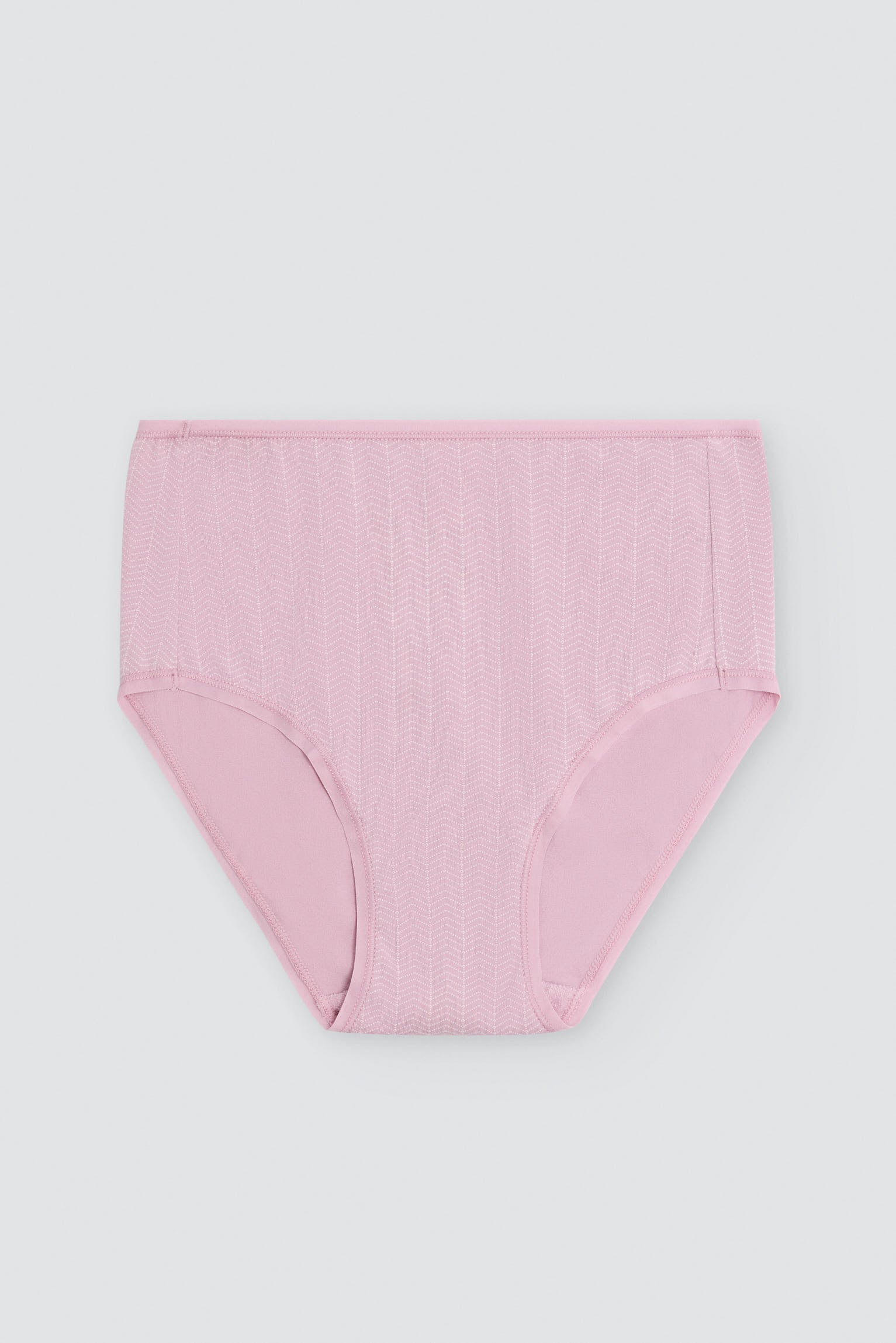 Pack of 2 printed high-waist cotton briefs, multicolour