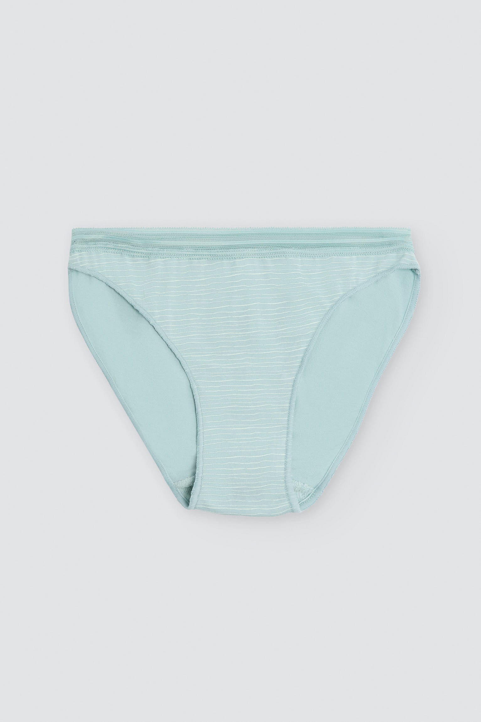Pack of 2 cotton mini briefs, green