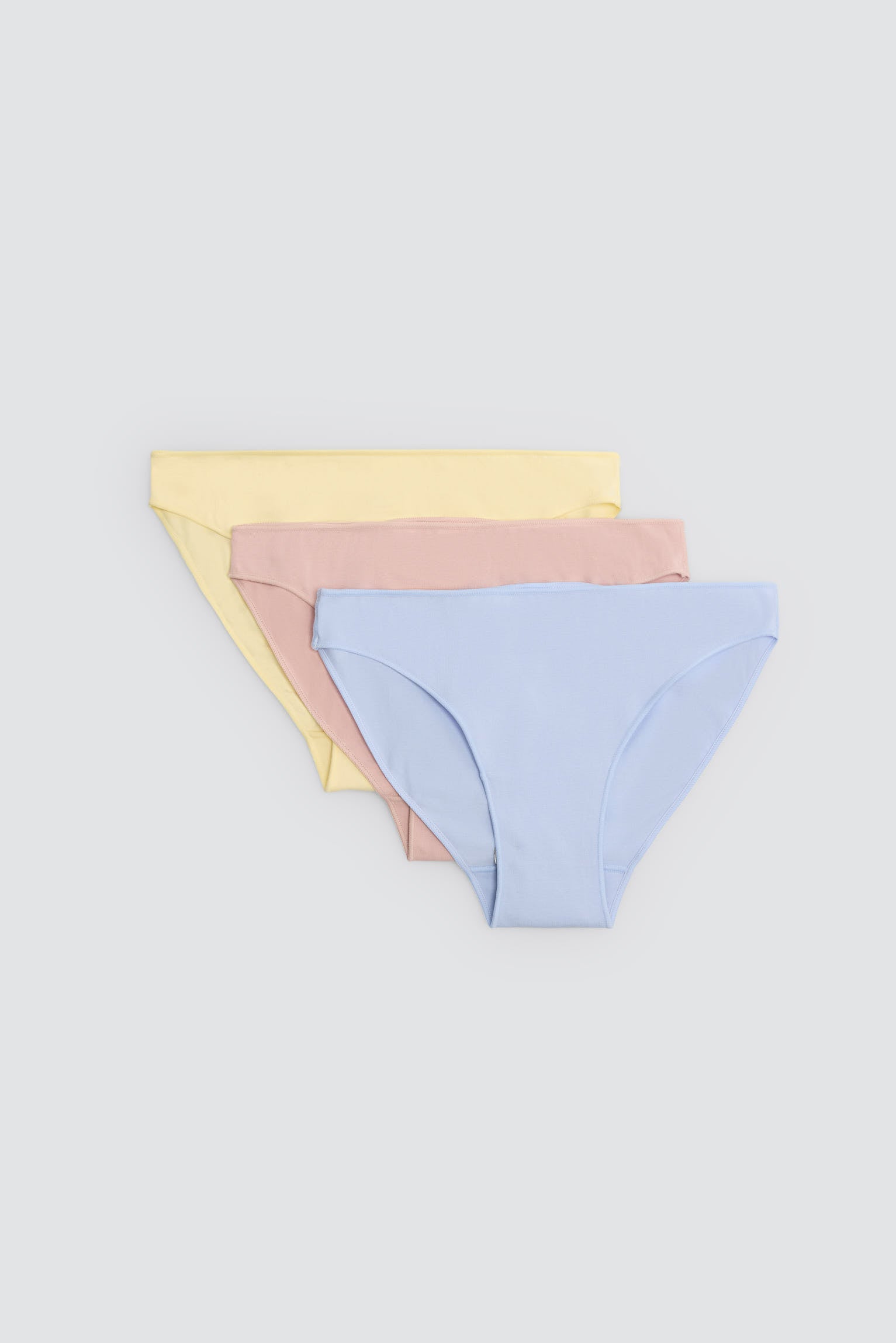 Pack de 3 bragas mini algodón básicas - Ysabel Mora