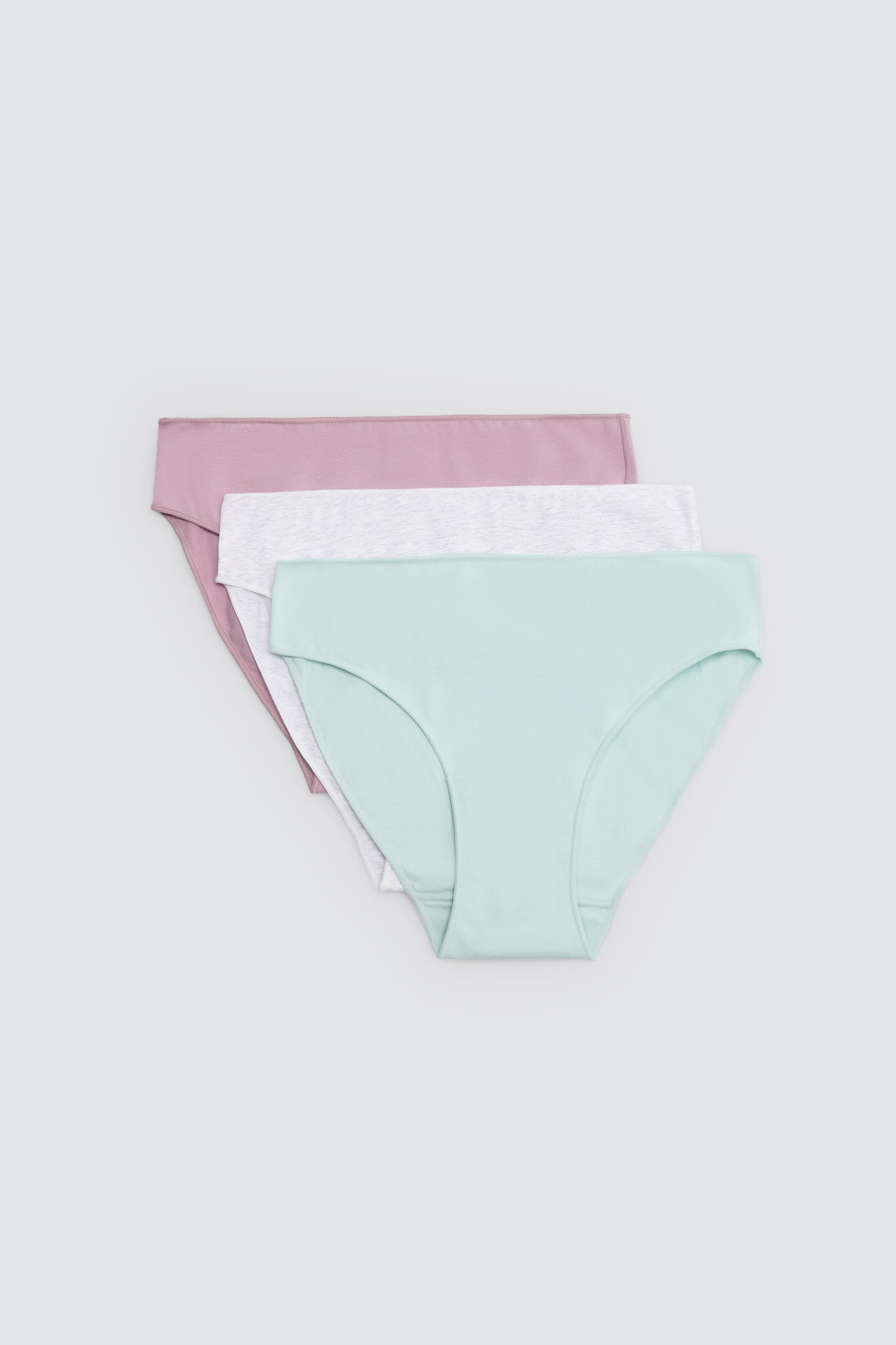 Pack de 3 bragas midi algodón básicas - Ysabel Mora