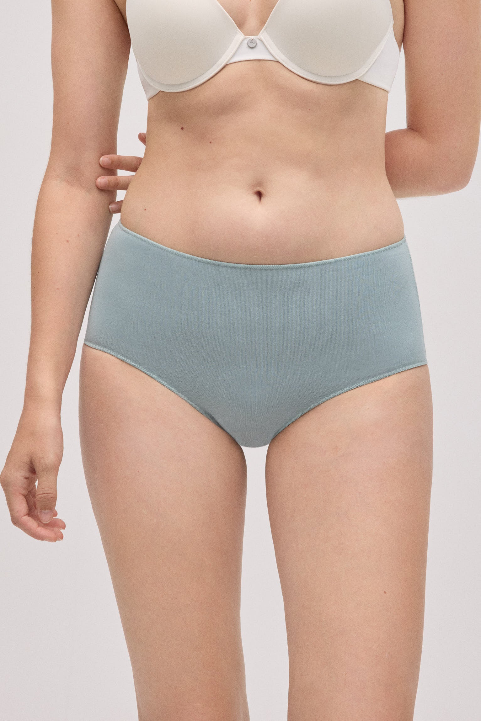 Pack of 3 basic cotton high-rise panties