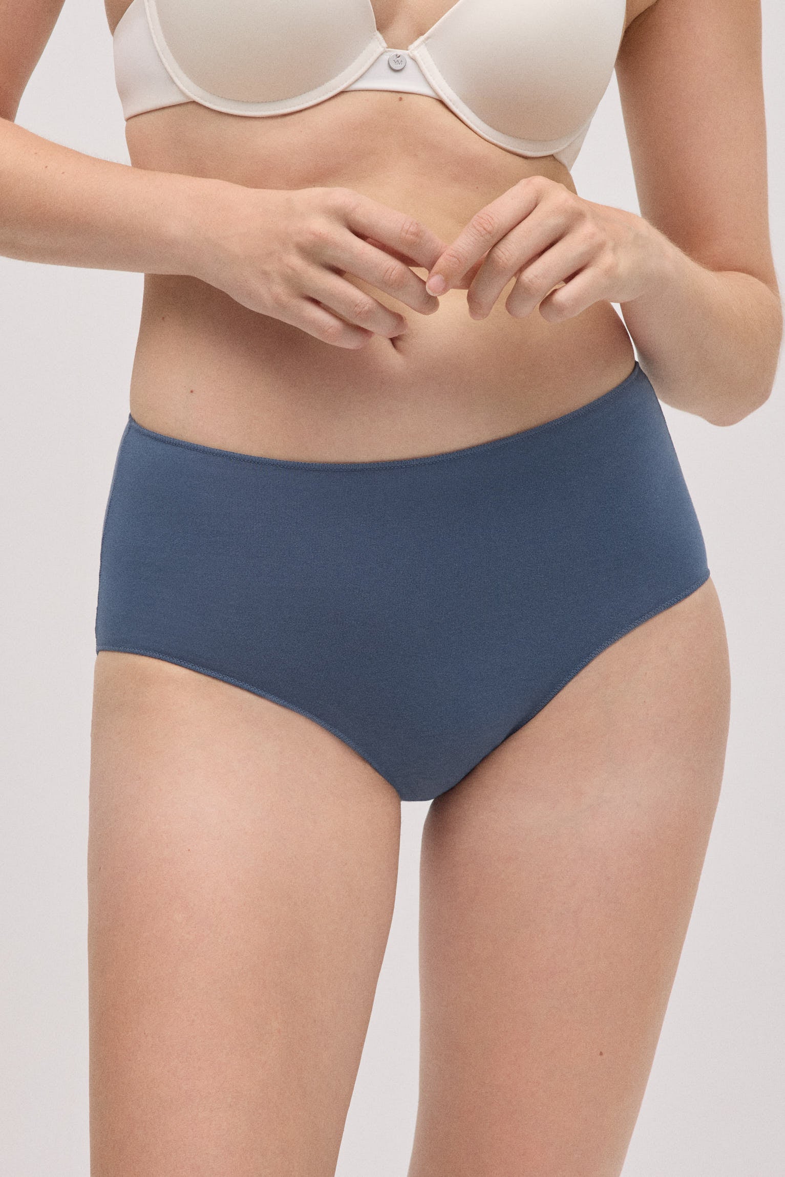 Pack of 3 basic cotton high-rise panties
