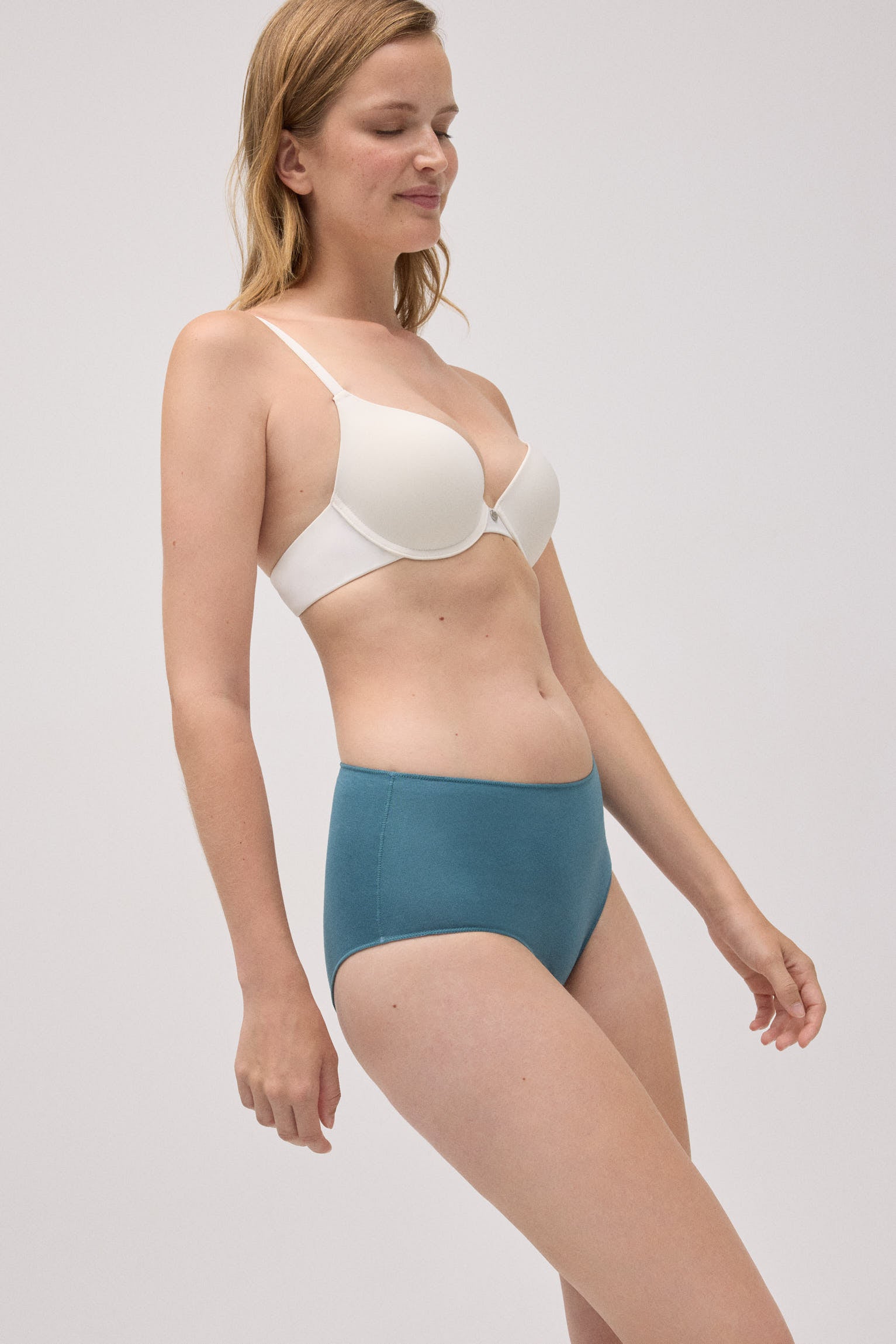 Pack of 3 basic cotton high-rise panties