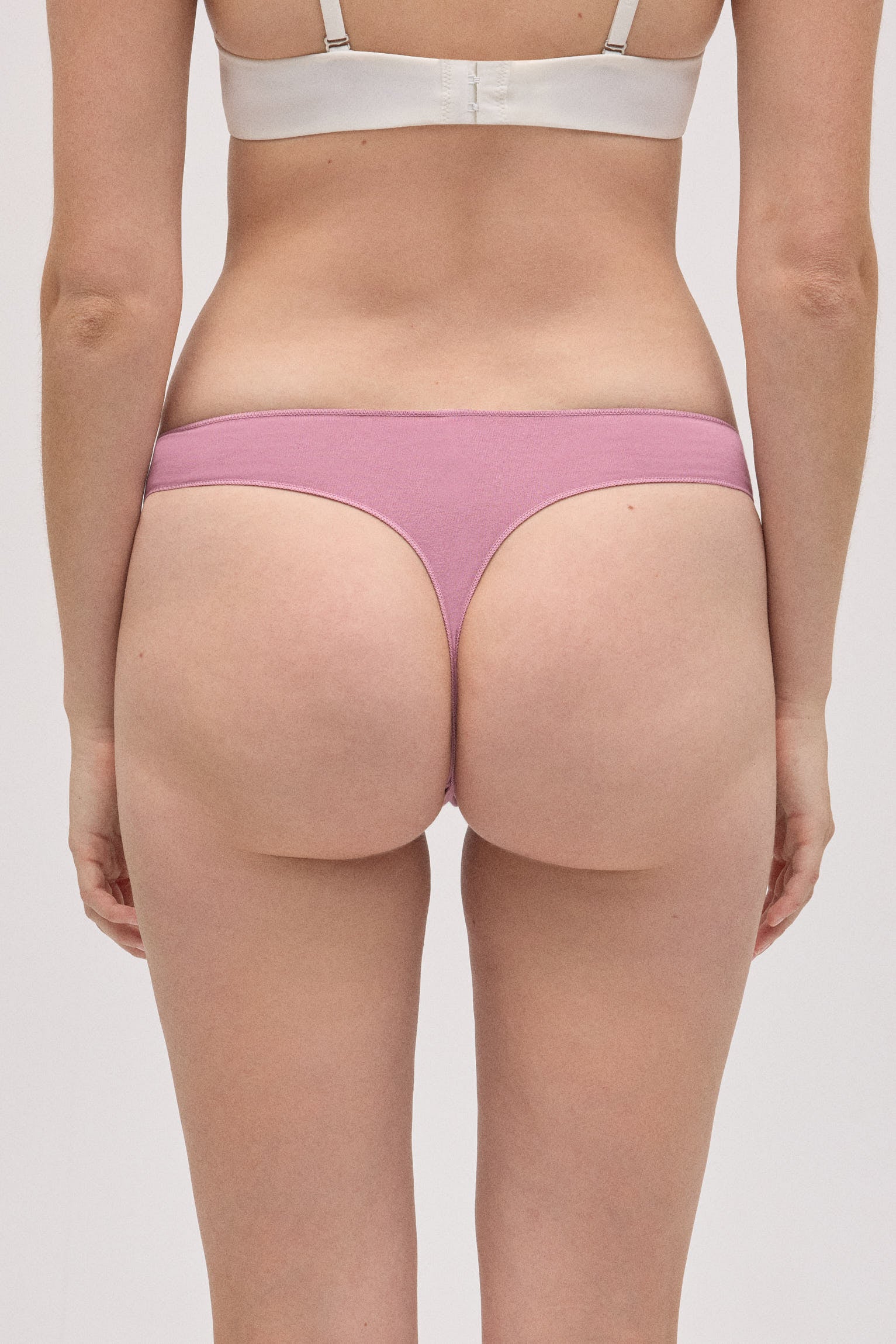 Pack of 3 basic cotton thongs