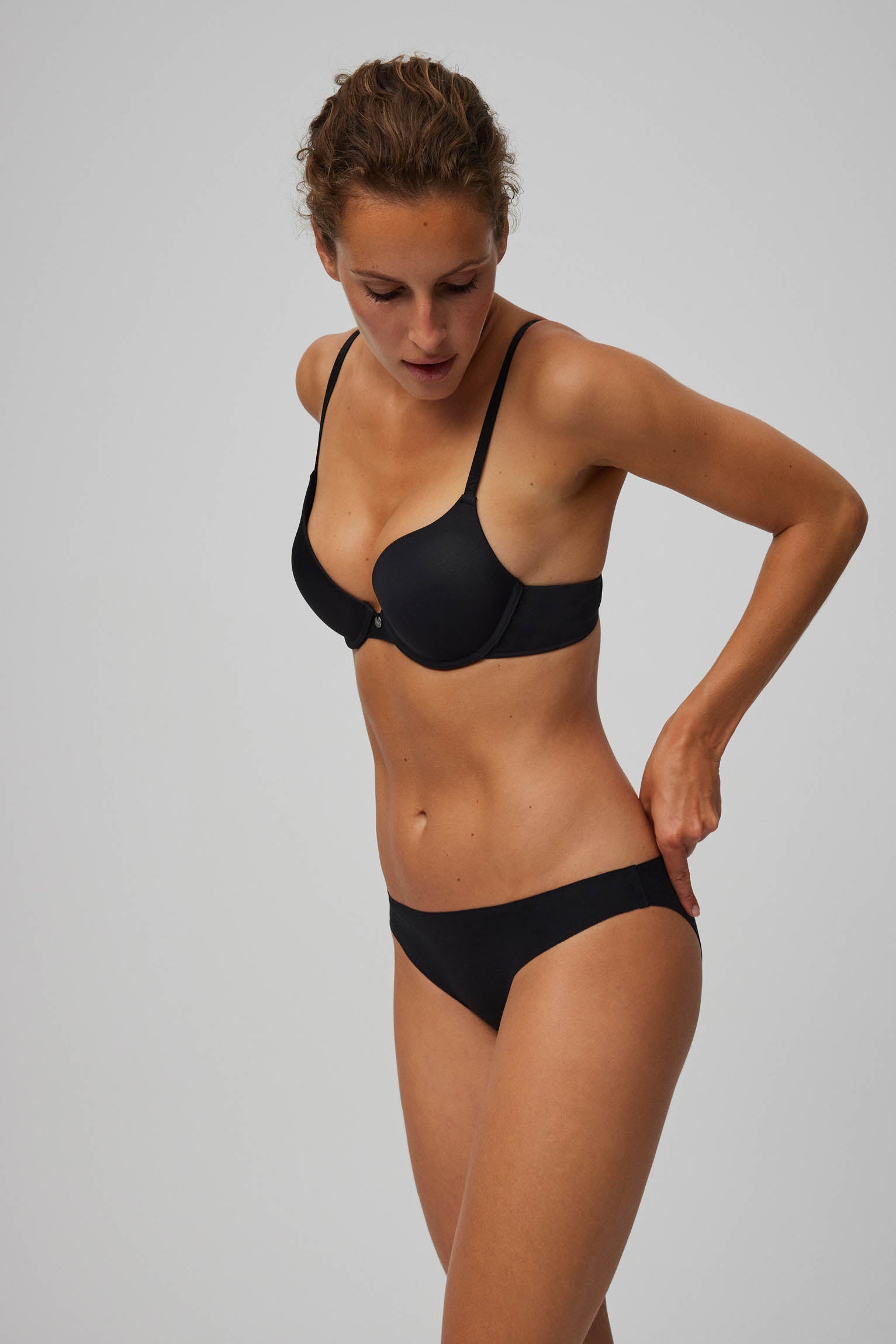 Black laser panty