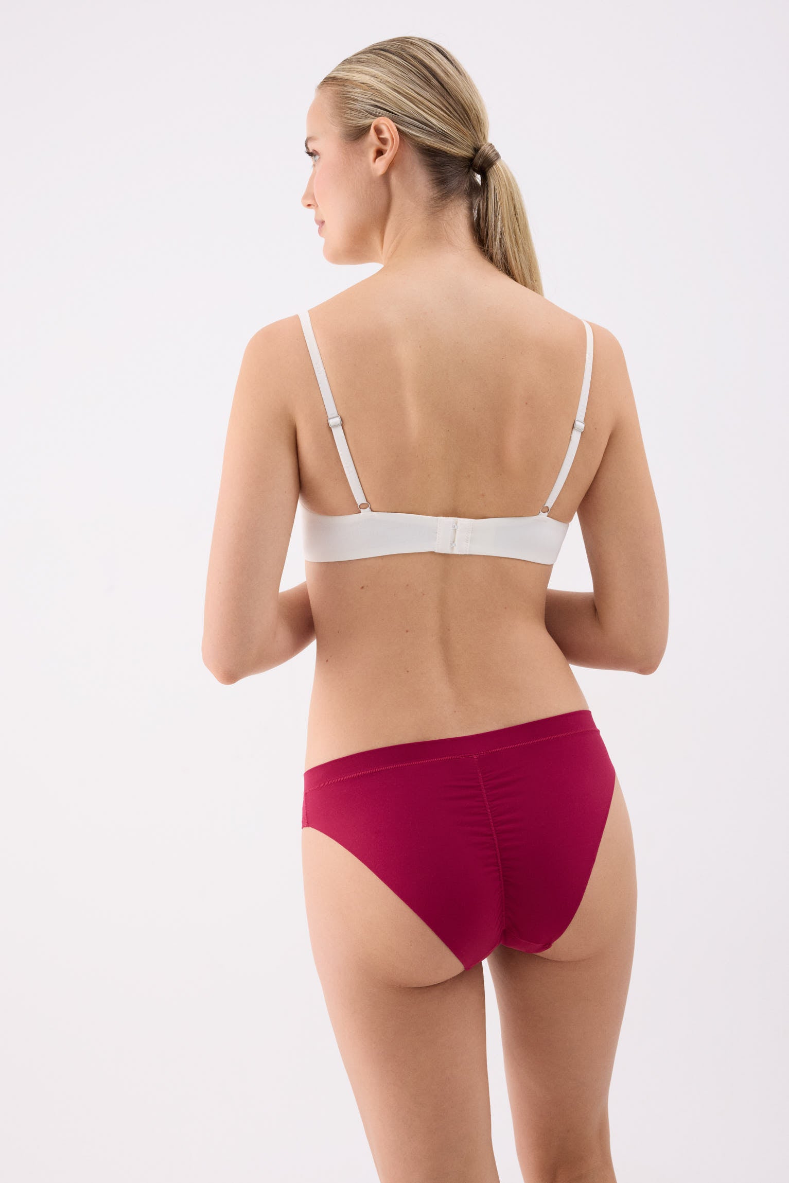 Mini briefs Adapt with invisible finishes burgundy