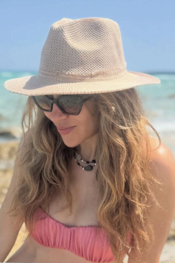 Pink sequined bandeau bikini @maria.gomezg