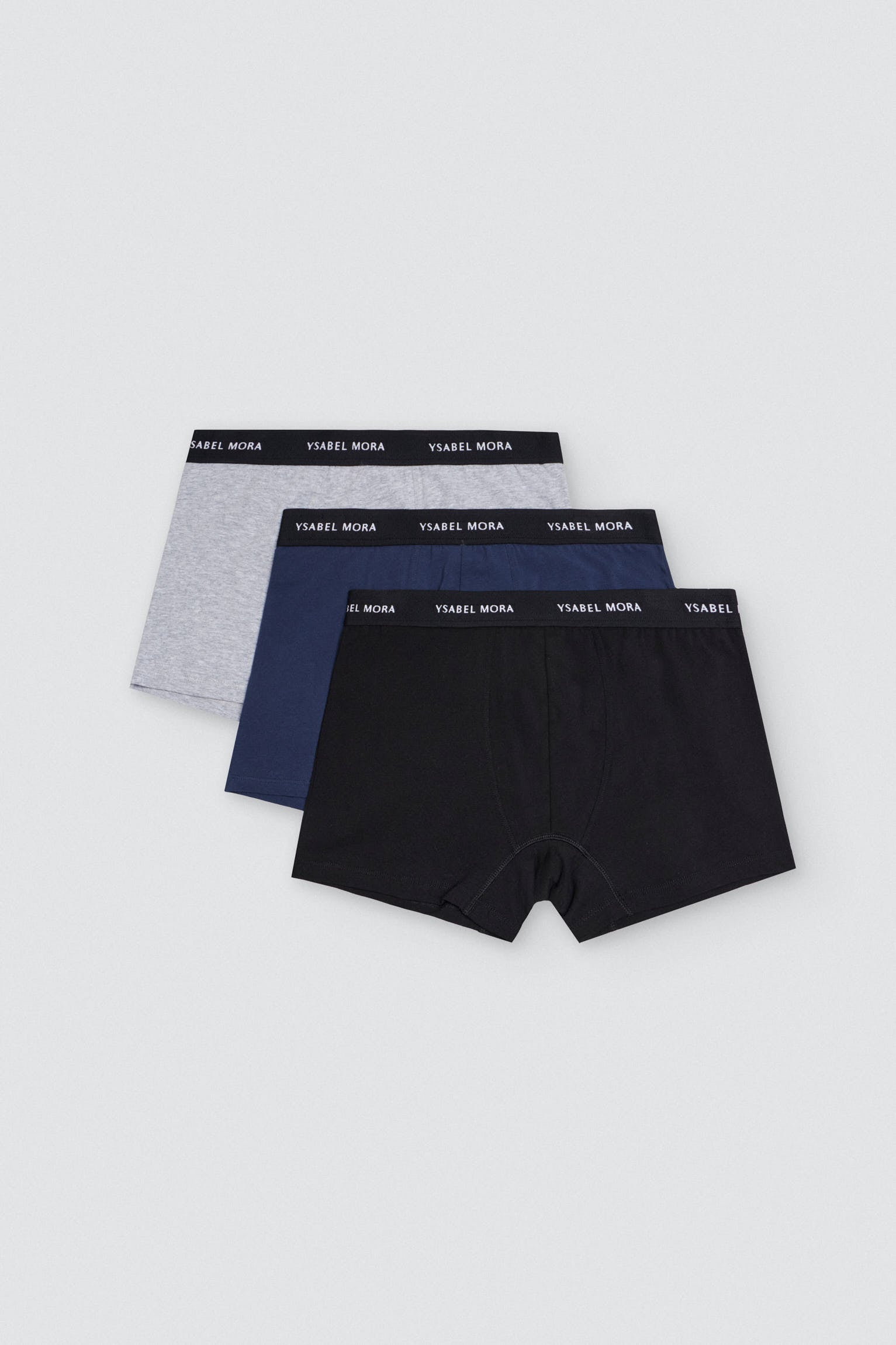 Pack of plain basic boxers