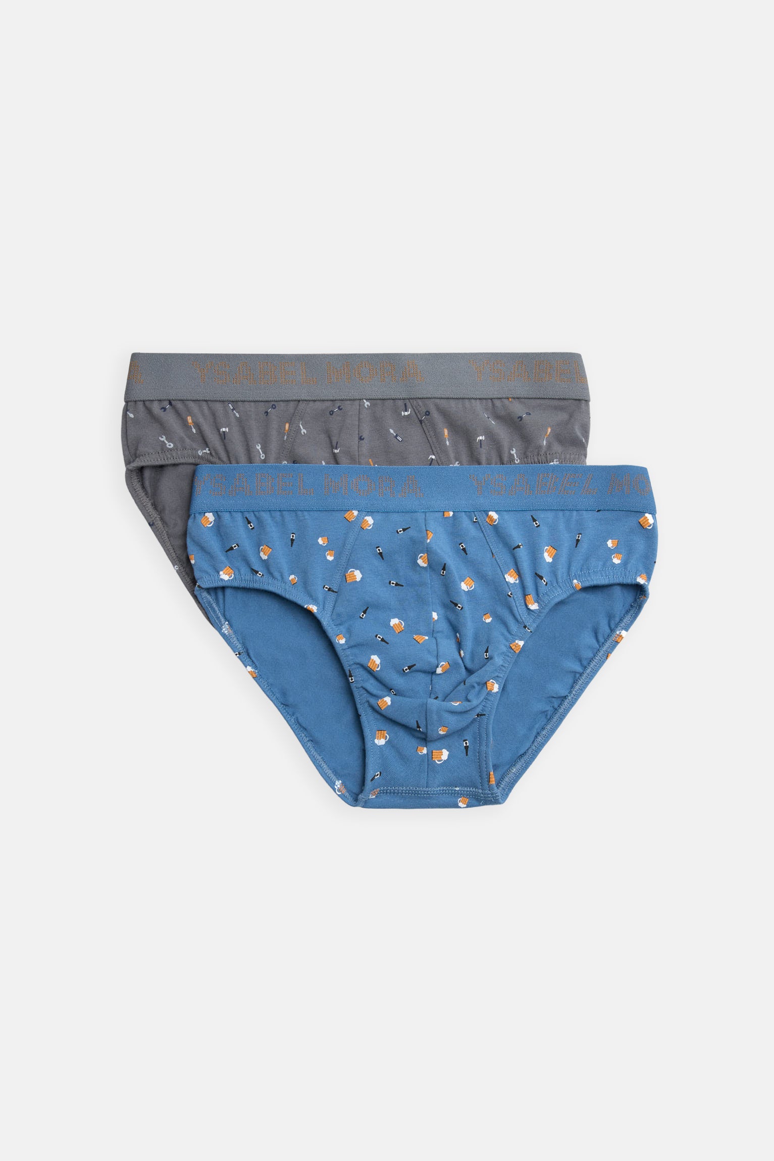 Pack of 2 printed briefs