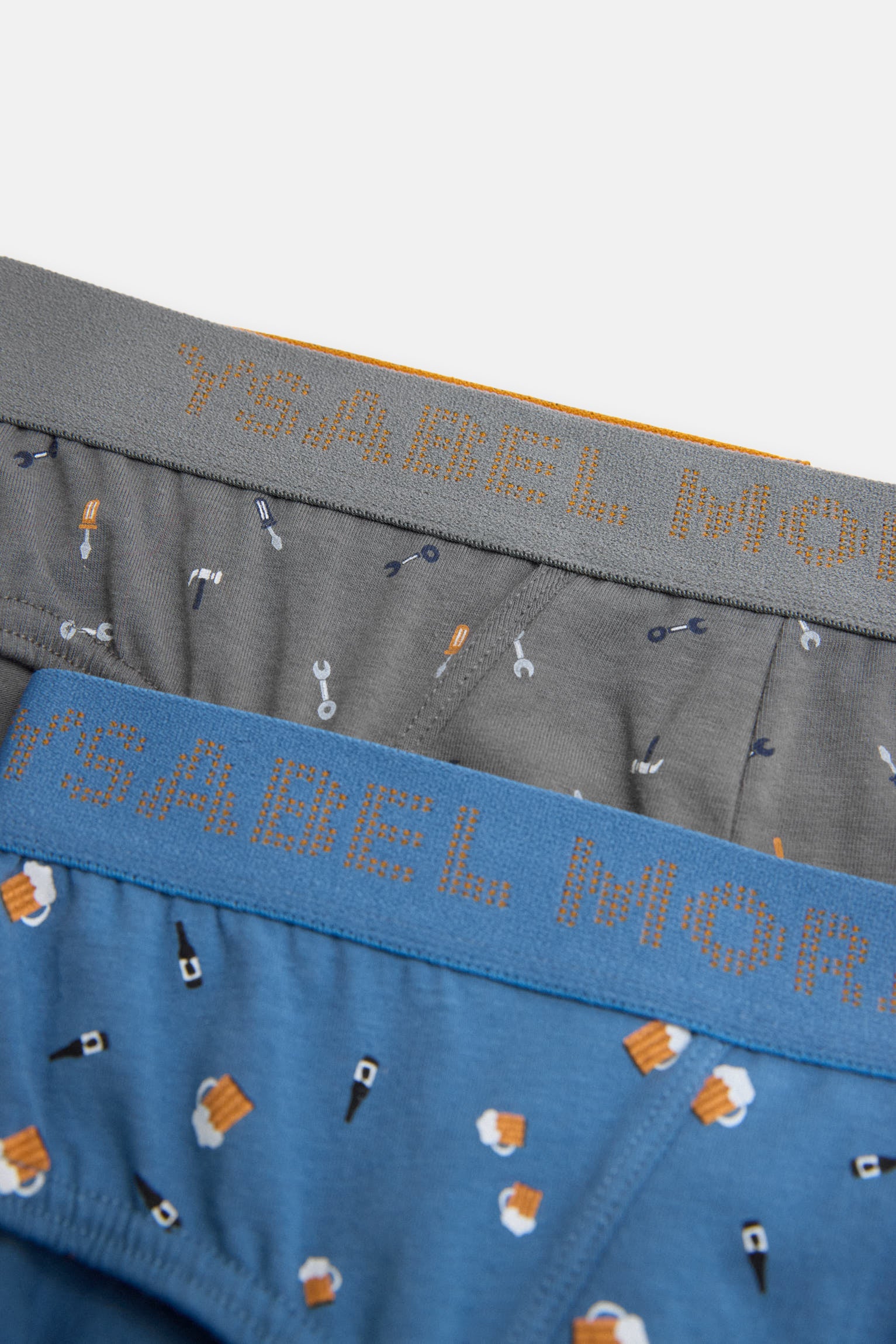 Pack of 2 printed briefs
