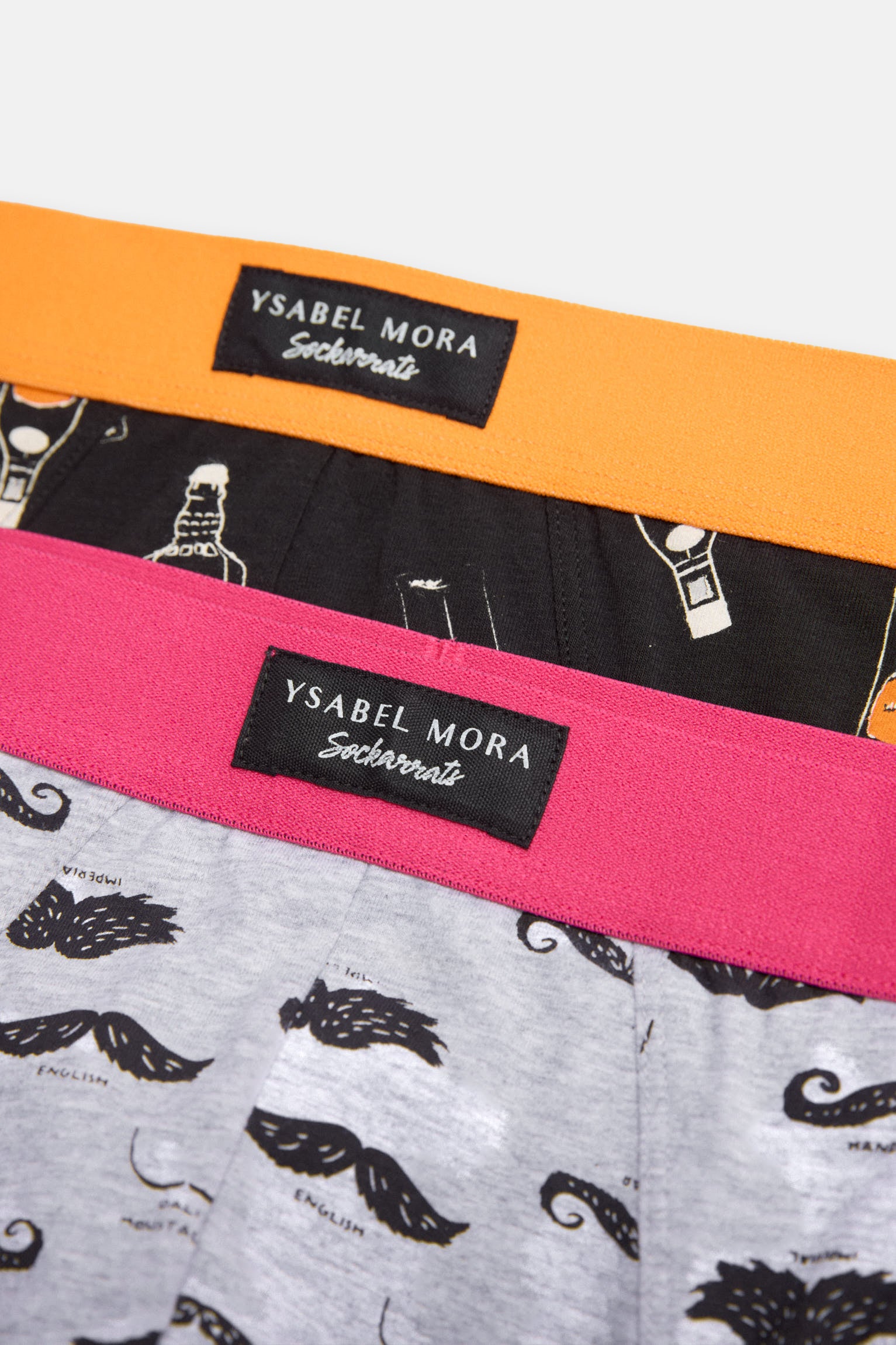 Pack of 2 Sockarrats printed slips
