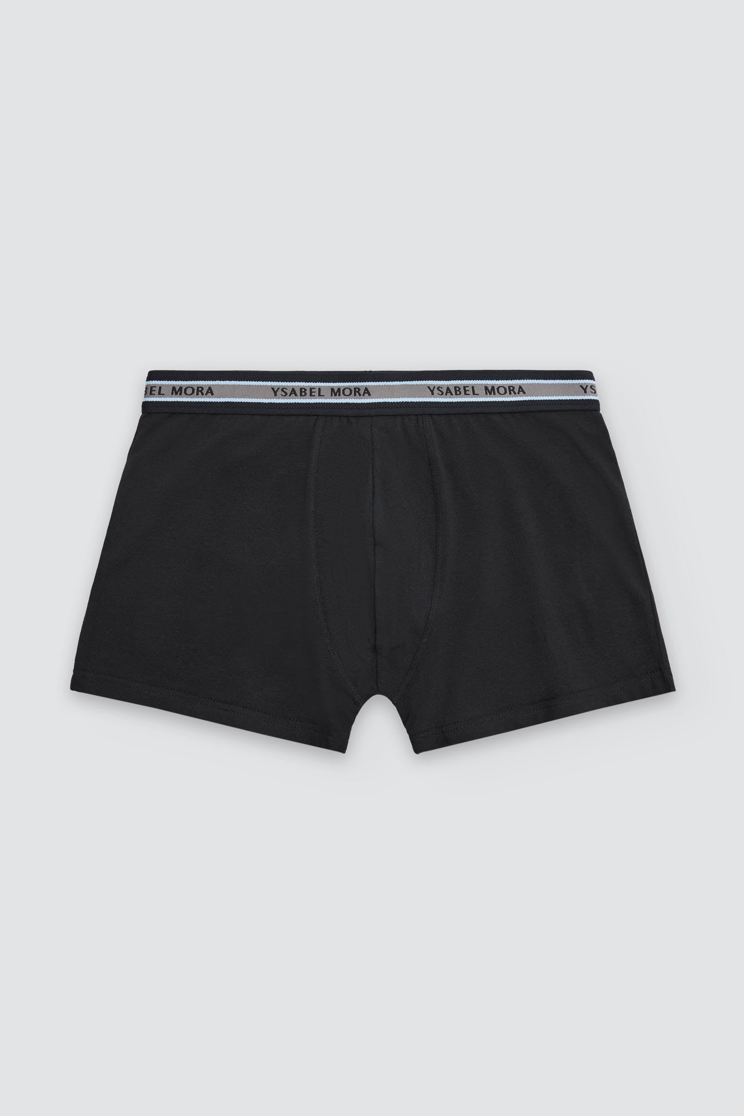 Pack of 3 plain black basic boxer shorts