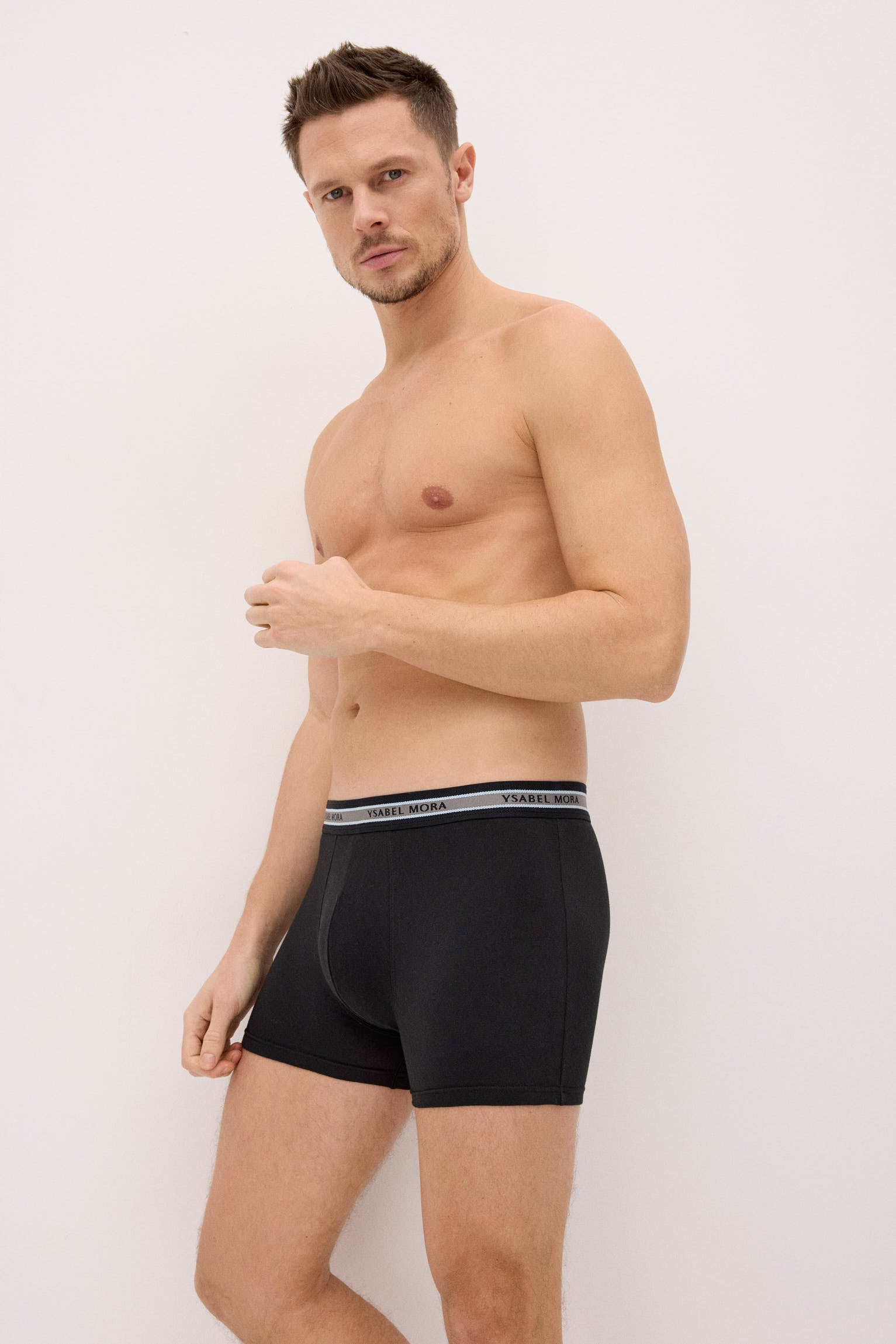 Pack of 3 plain basic boxer shorts