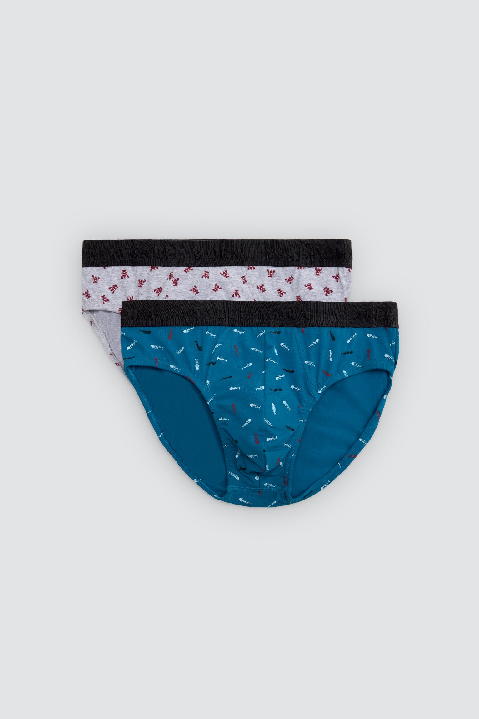 Pack of 6 animal print briefs