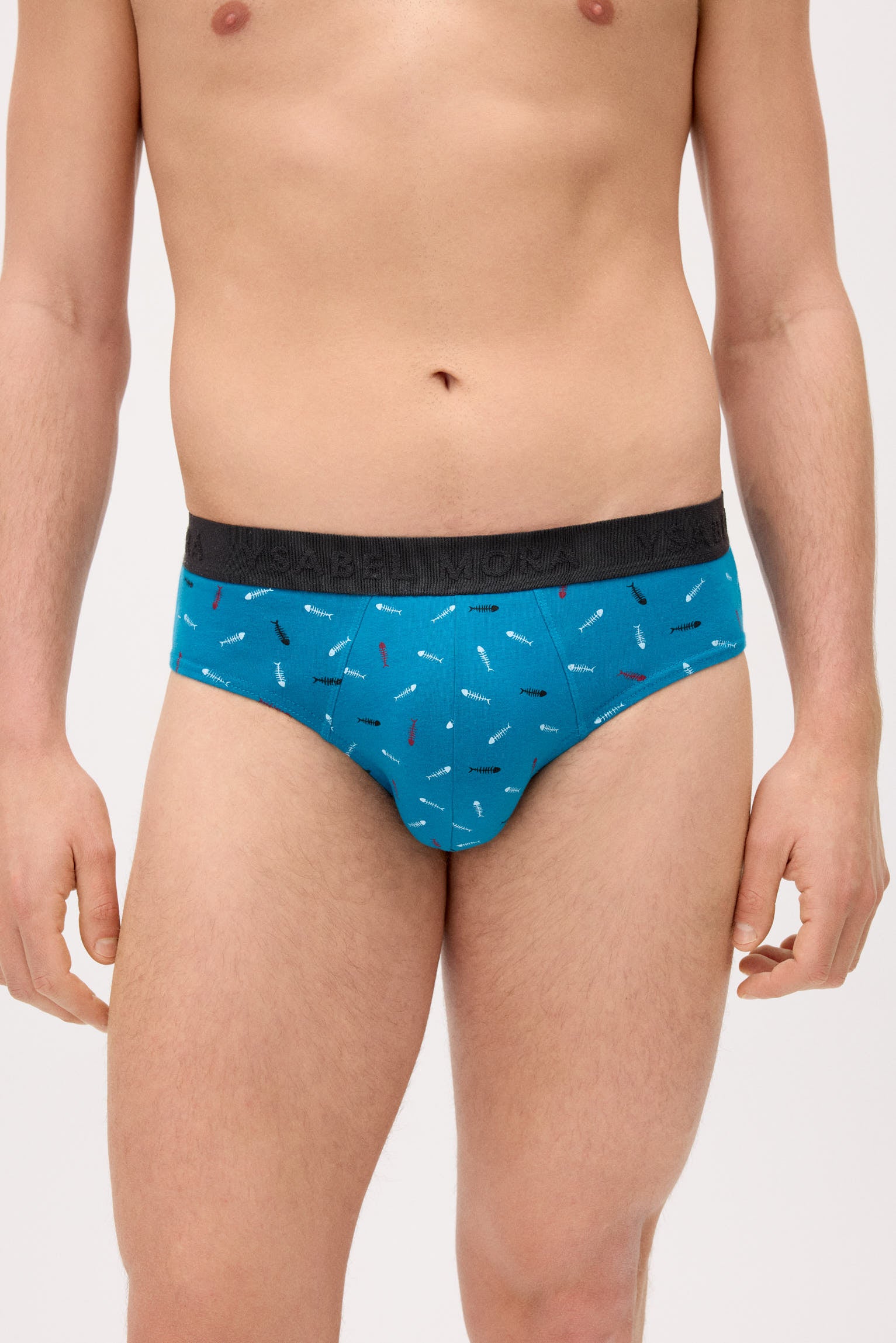 Pack of 6 animal print briefs