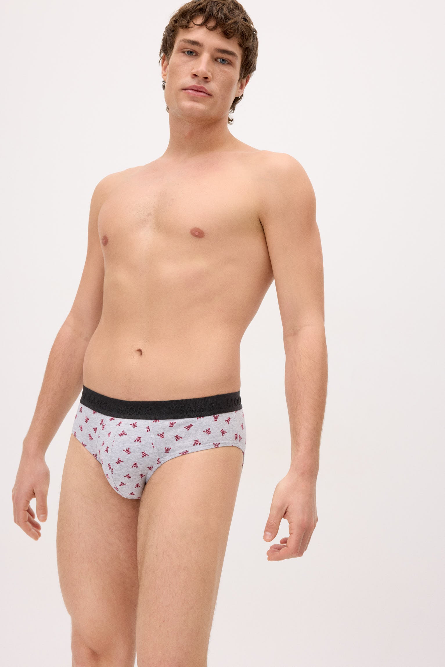 Pack of 6 animal print briefs