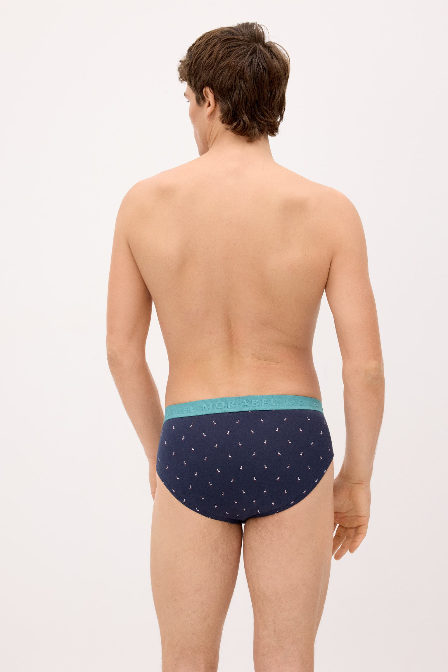 Pack of 6 animal print briefs