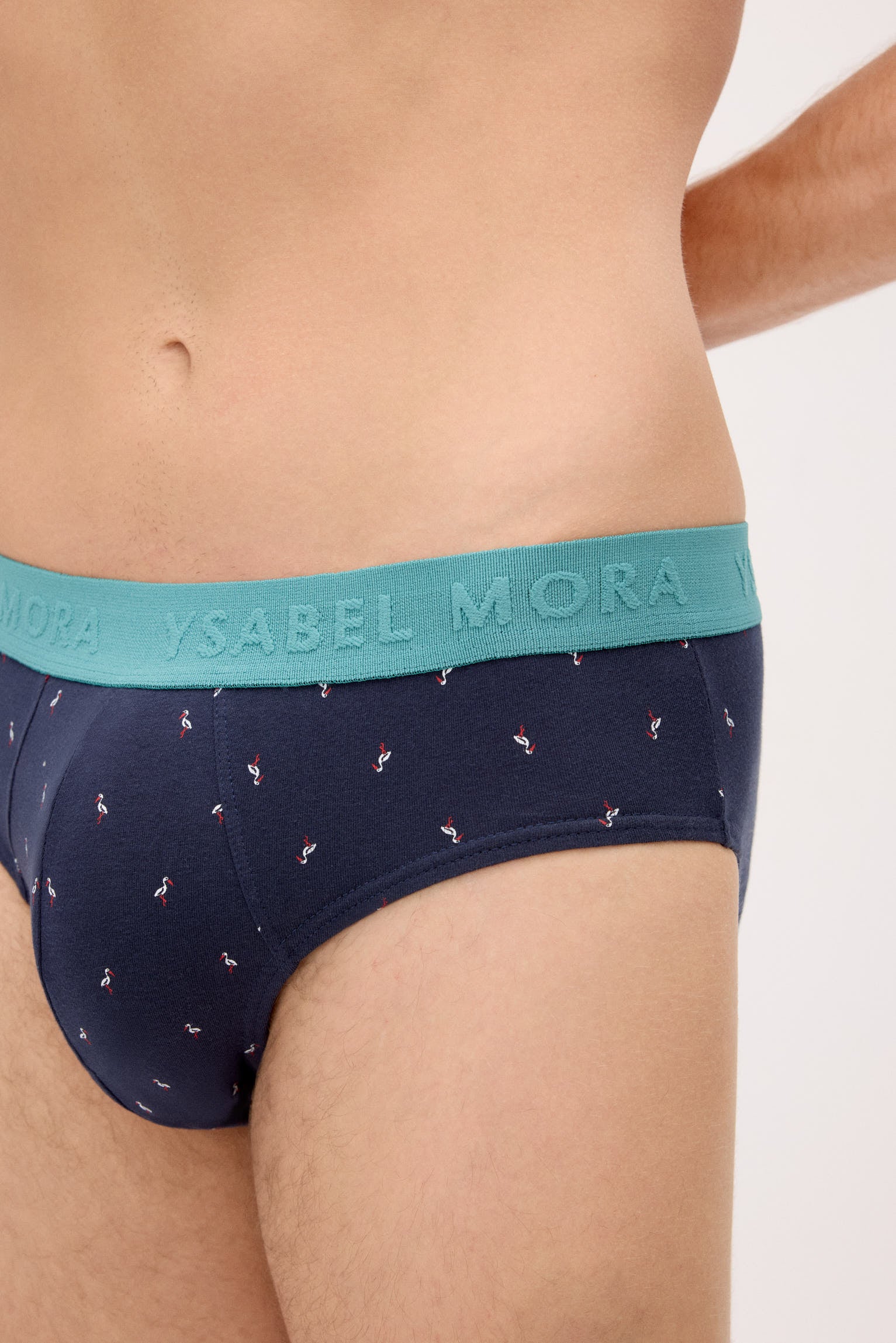 Pack of 6 animal print briefs