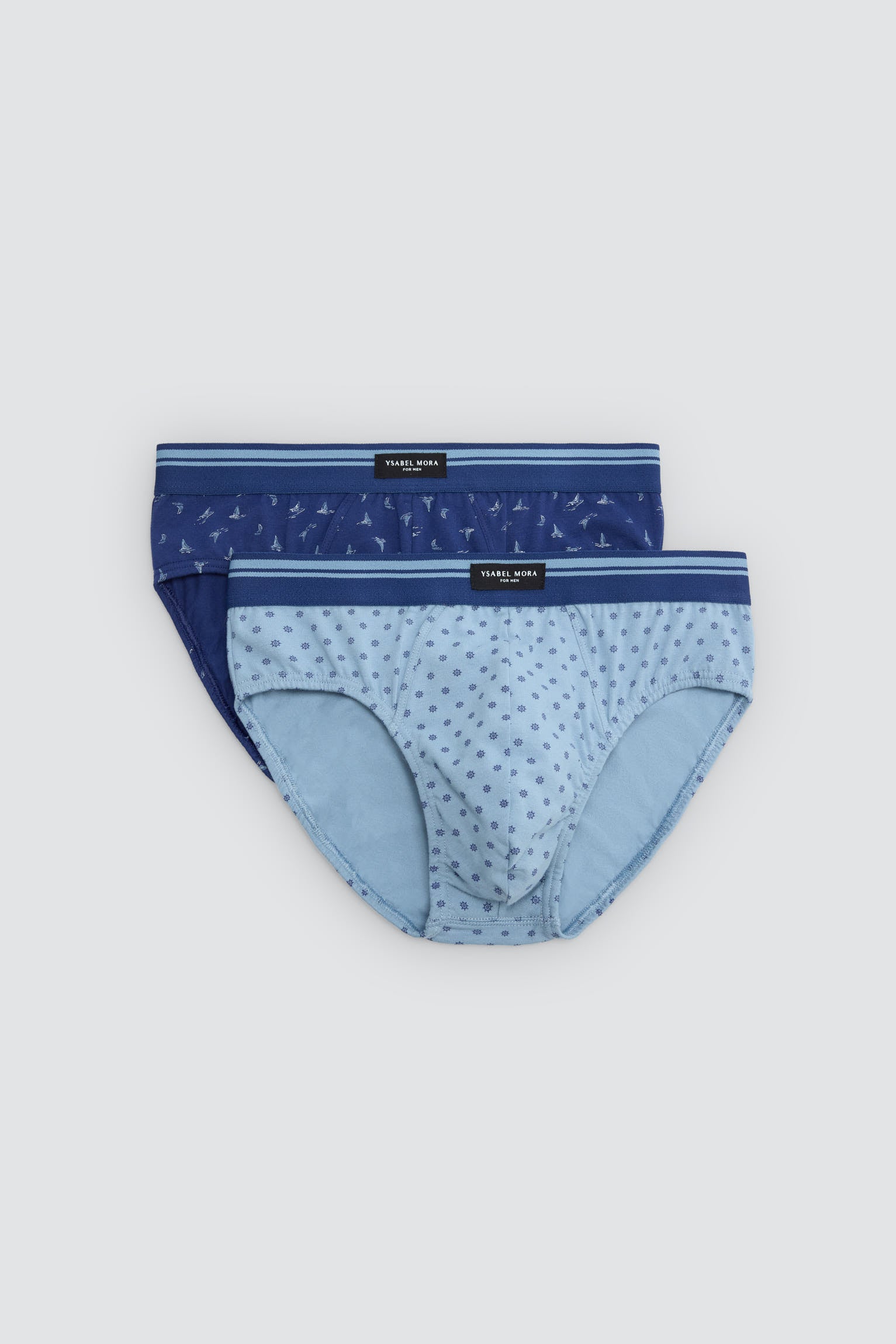 Pack of 2 nautical printed briefs