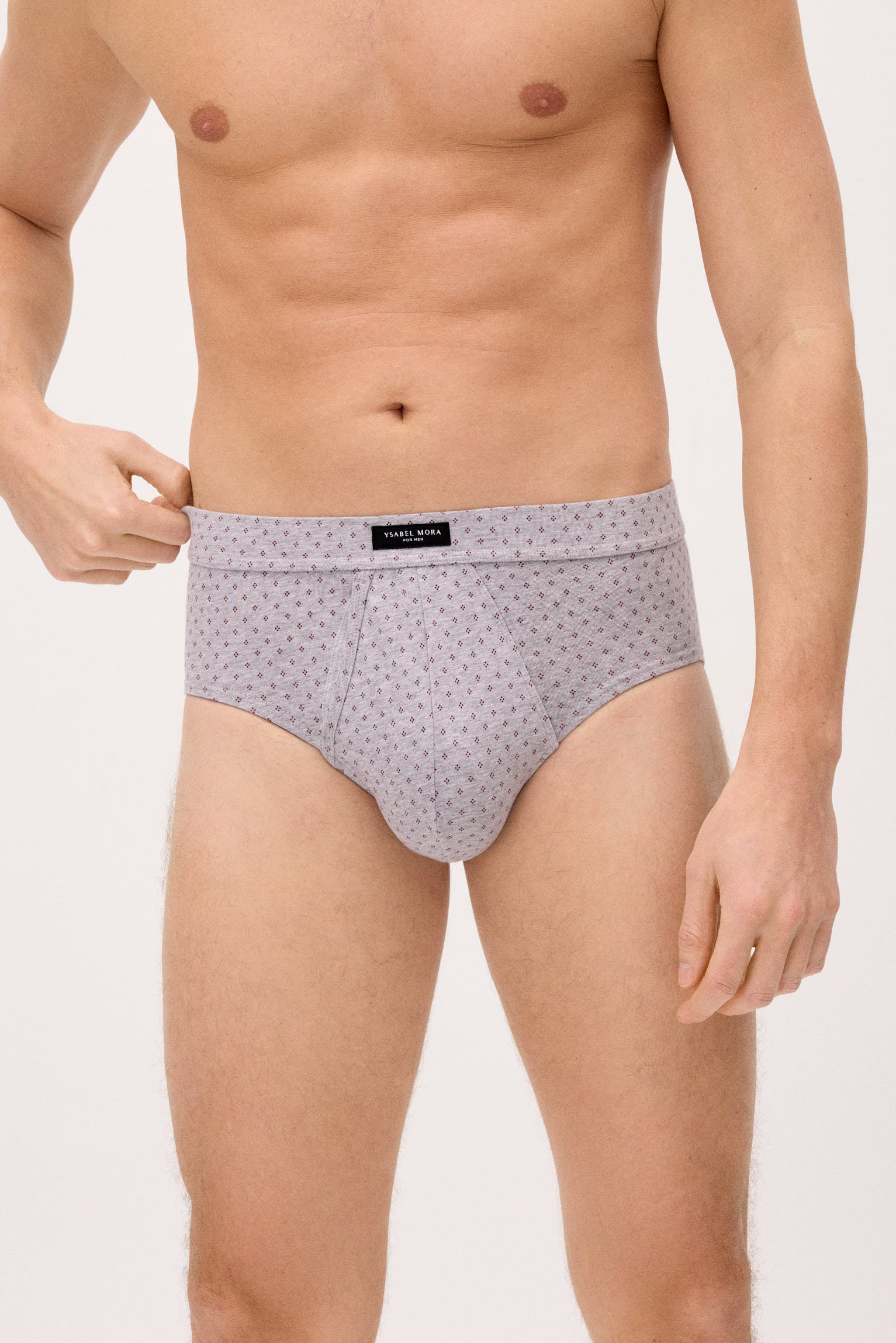 Pack of 2 minimalist striped printed briefs