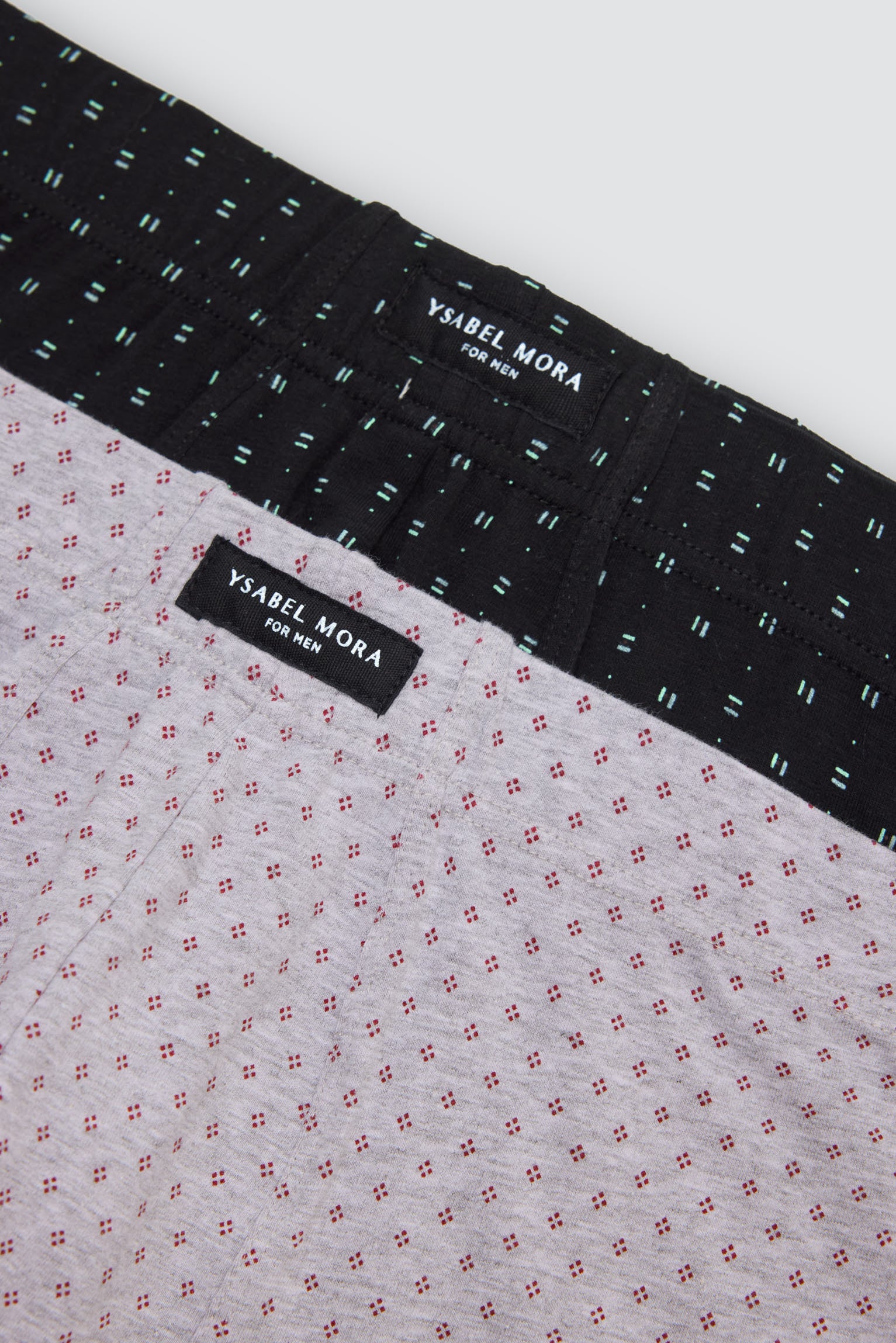 Pack of 2 printed boxers with minimalist motifs