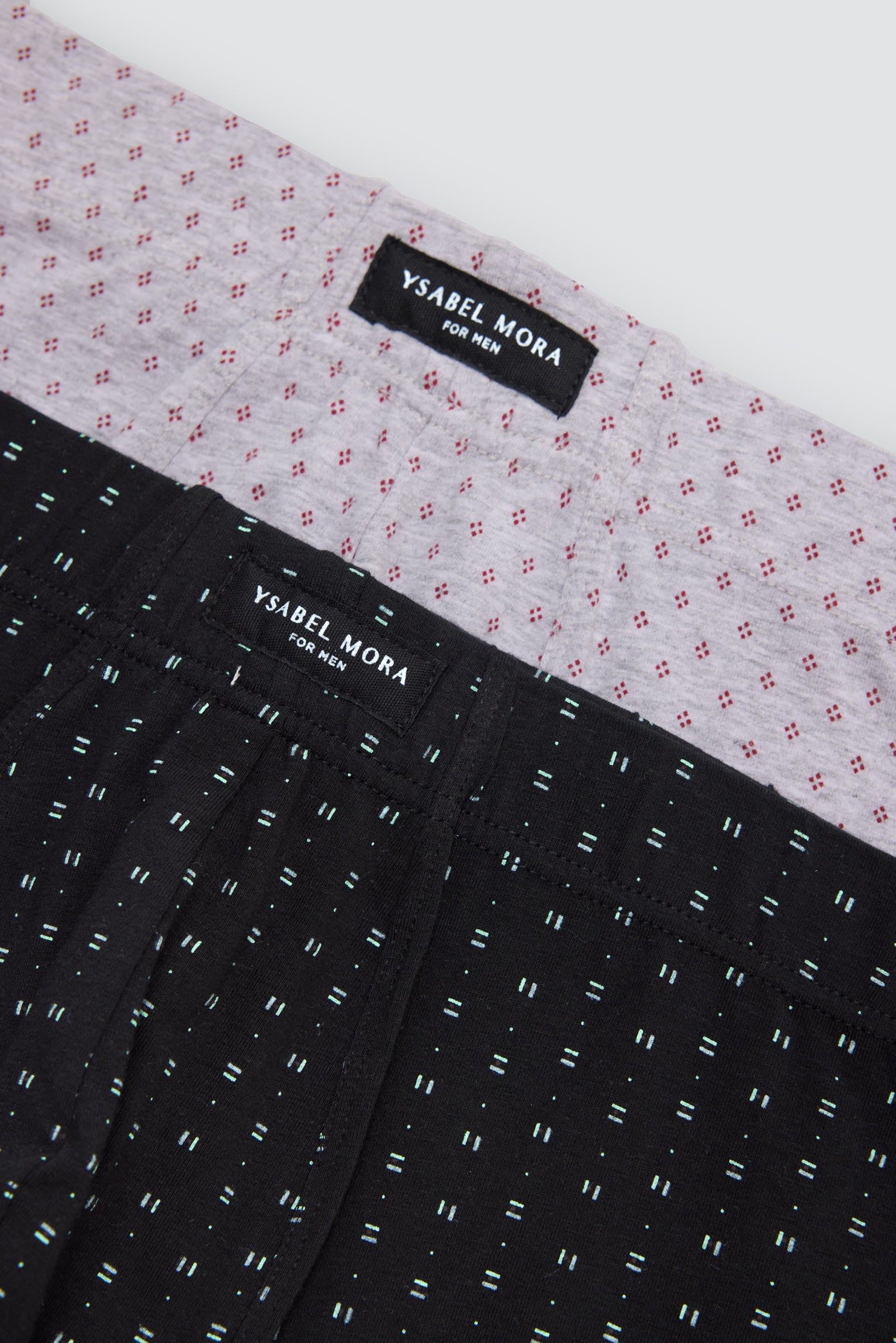 Pack of 2 printed boxers with minimalist motifs