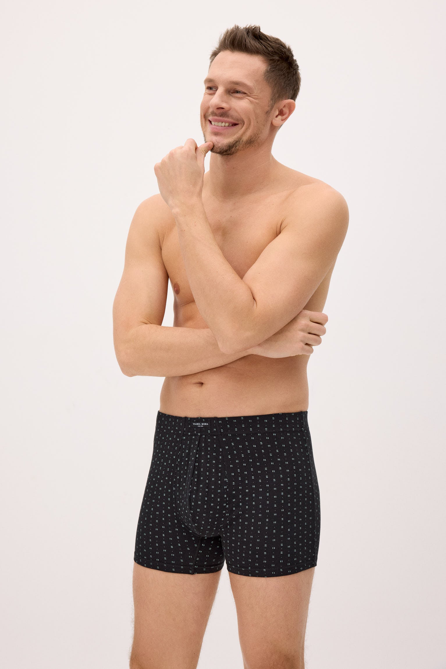 Pack of 2 printed boxers with minimalist motifs