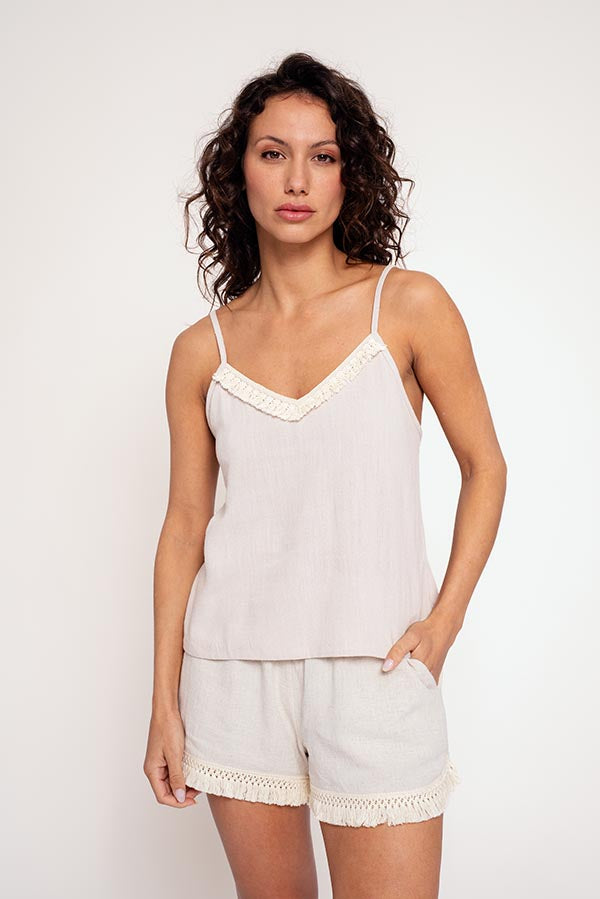 Women's linen pajamas | MUYDEMI