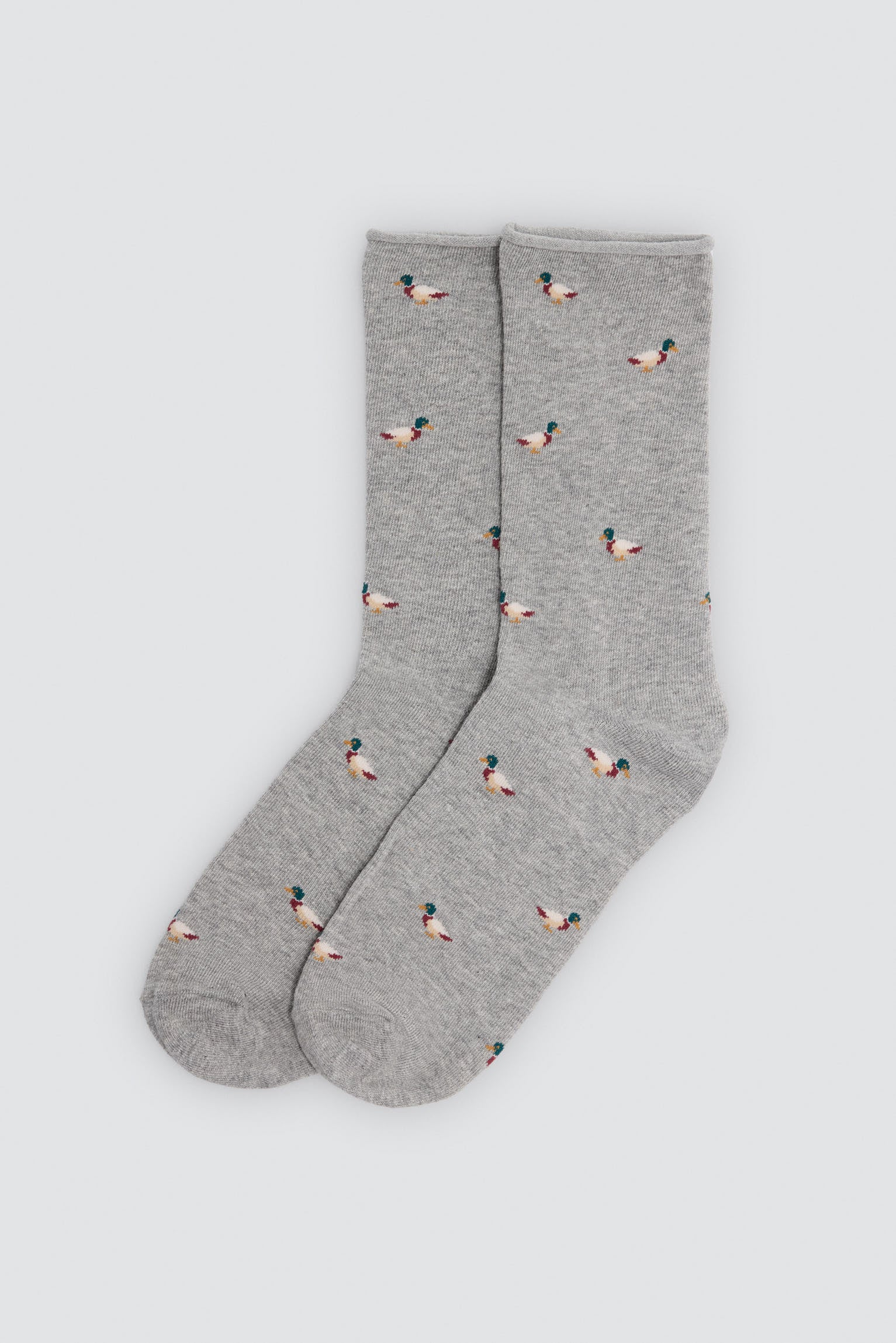 Pack of 4 cuffless socks with animal prints