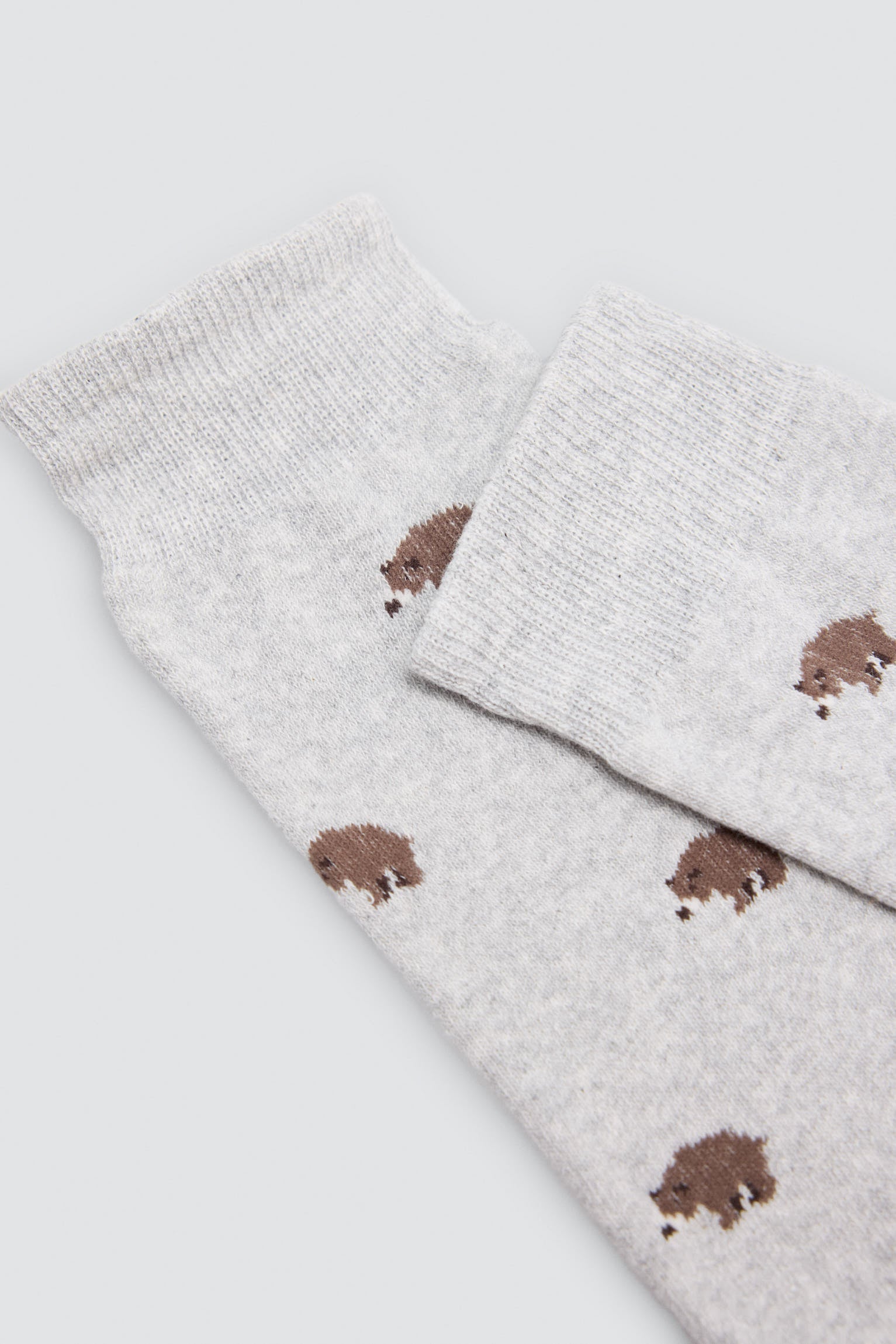 Pack of 3 thermal socks with assorted bear, headphone and stripe prints