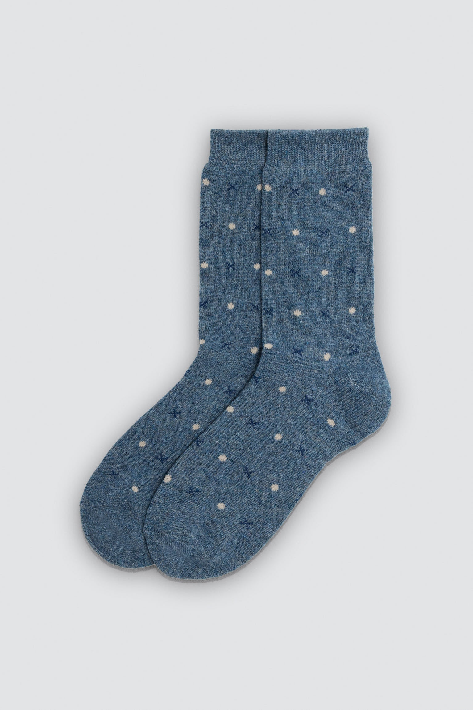 Pack of 3 men's wool socks with assorted prints