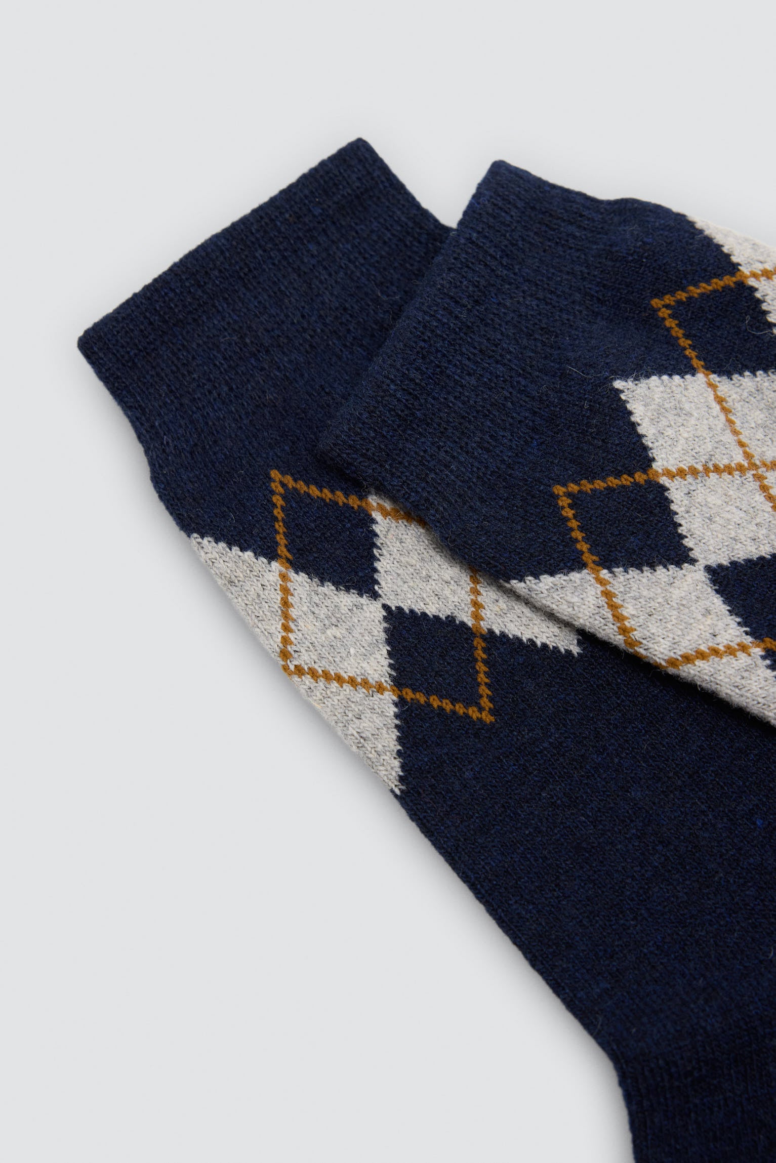 Pack of 3 men's wool socks with assorted prints