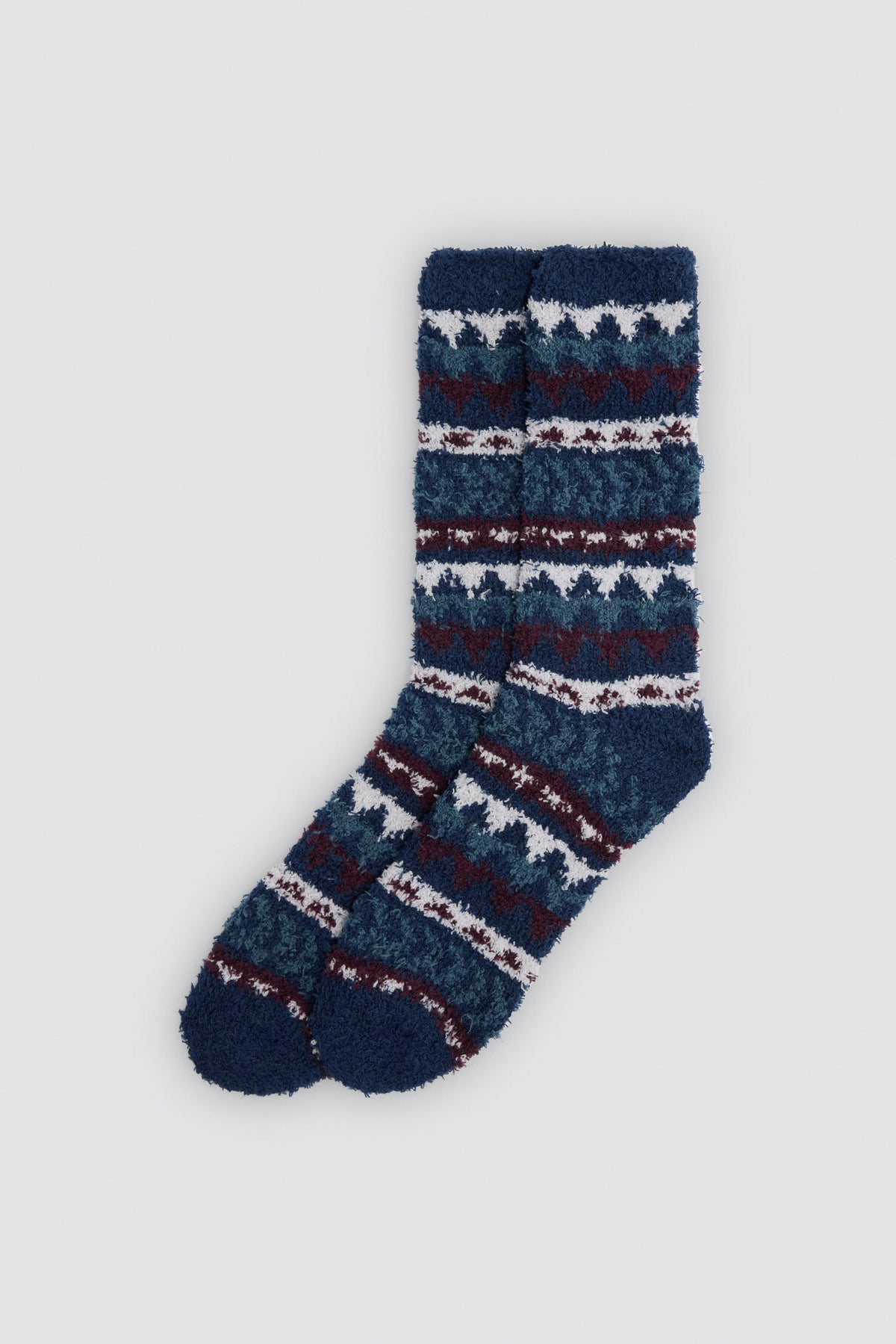 Pack of 3 flannel socks with ethnic print