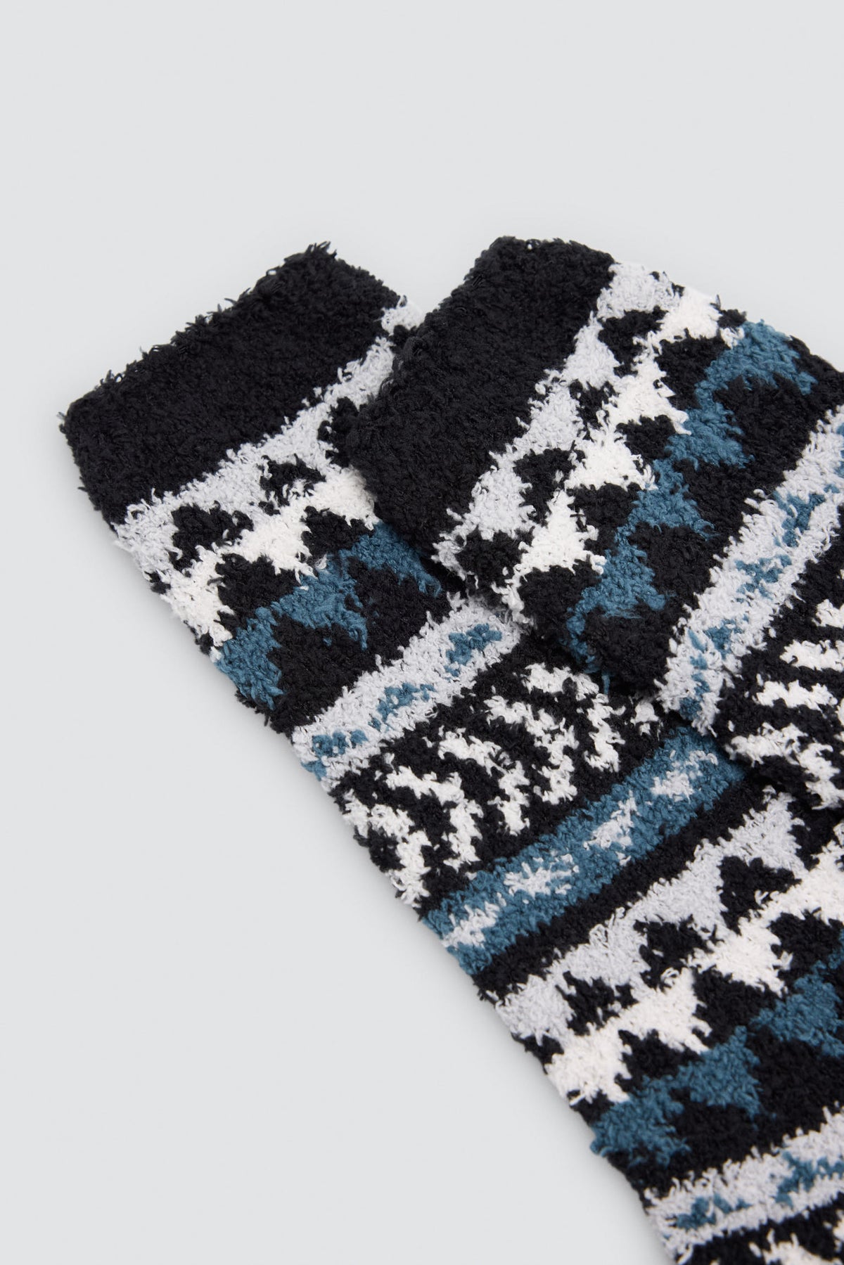 Pack of 3 flannel socks with ethnic print