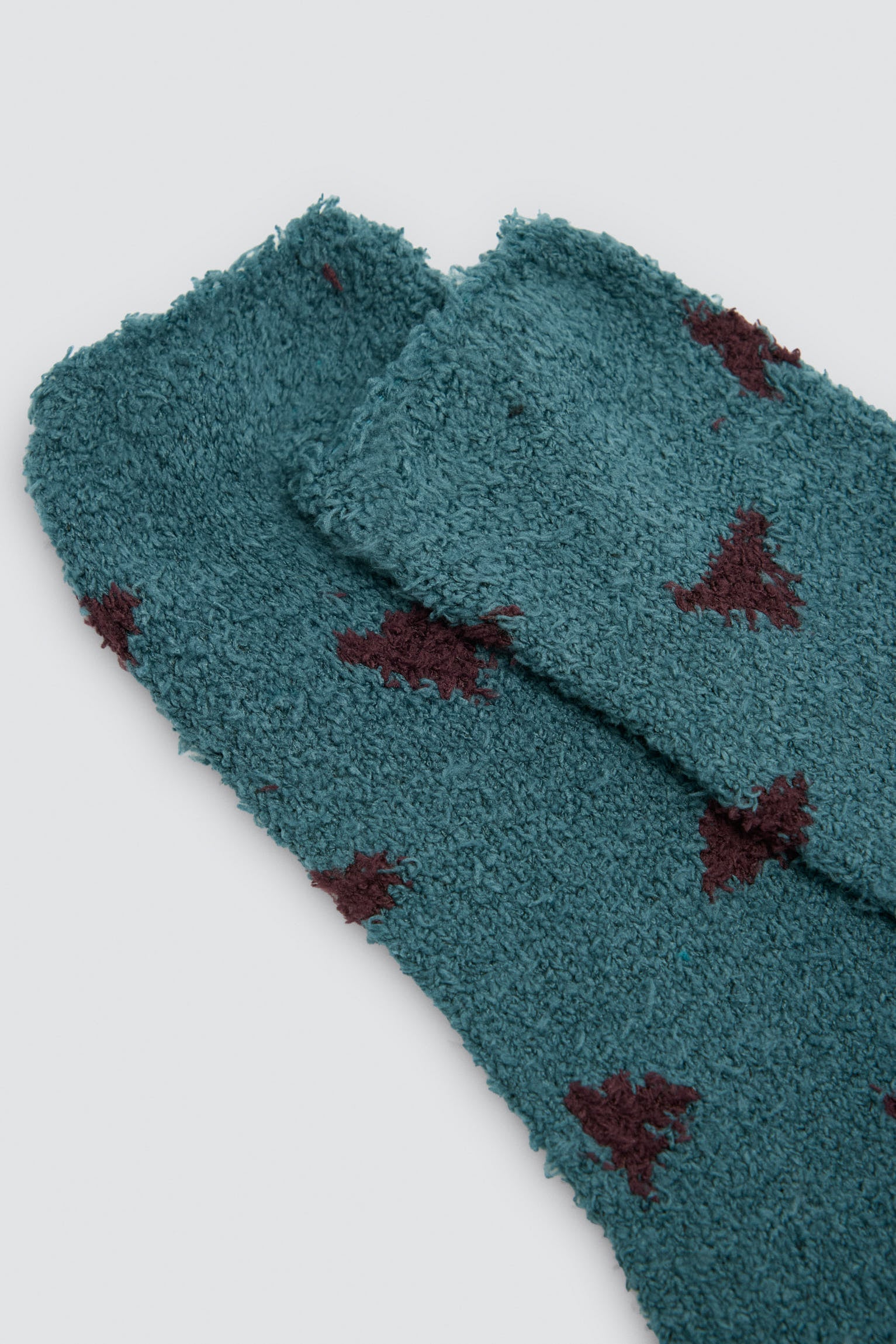 Pack of 4 men's wool socks with assorted prints